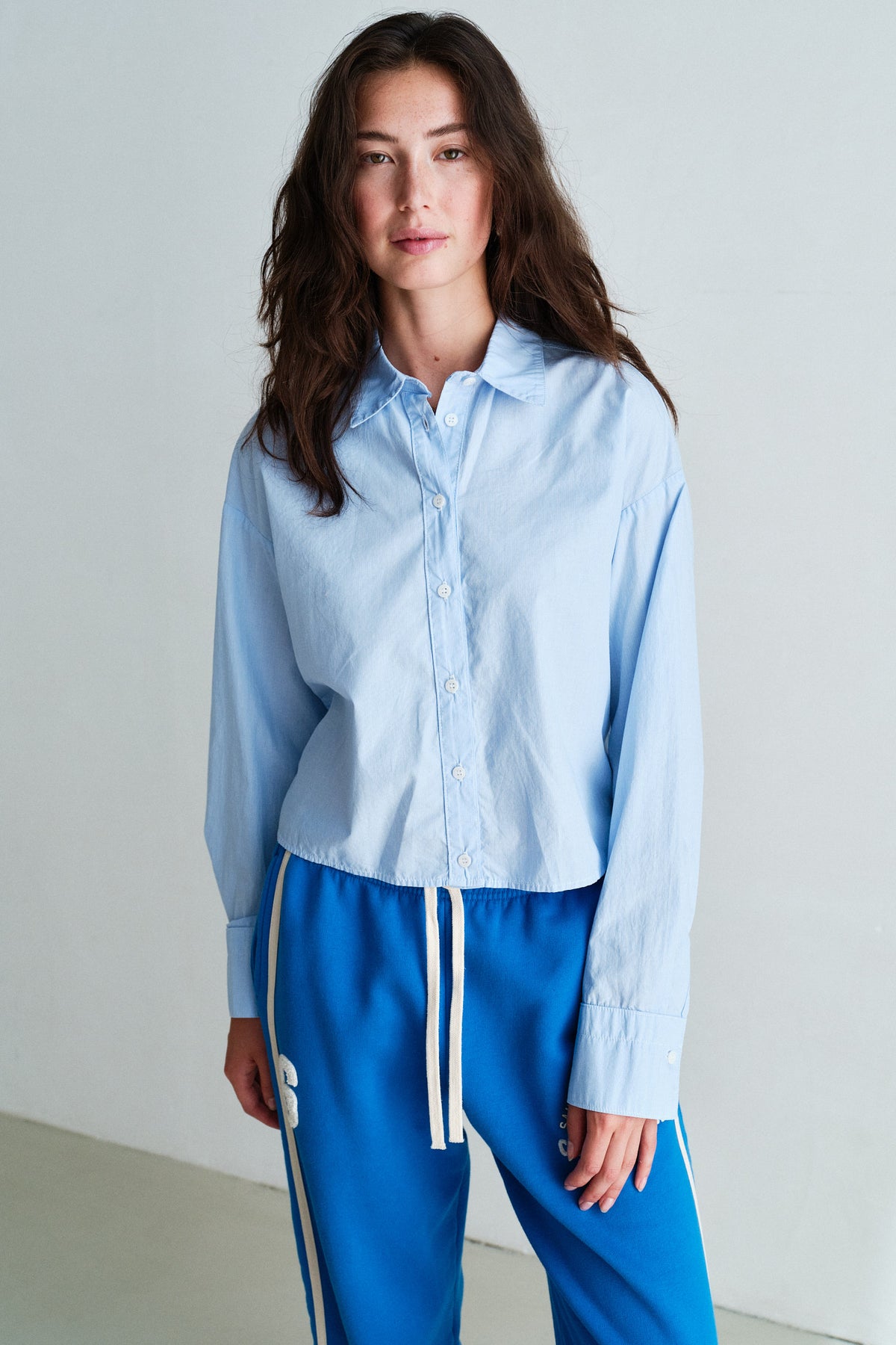 BLOUSE (W26Z926LTD) BLUE STRIPE