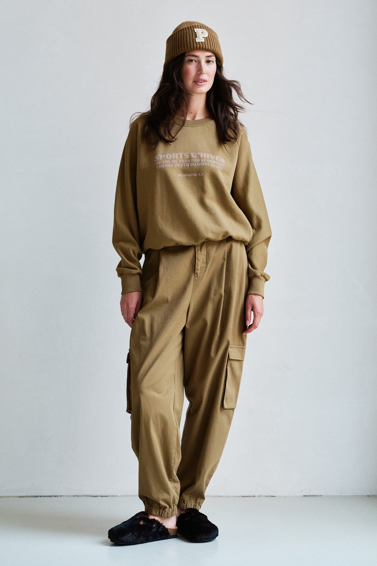 TROUSERS (W26Z929LTD) BUTTERNUT