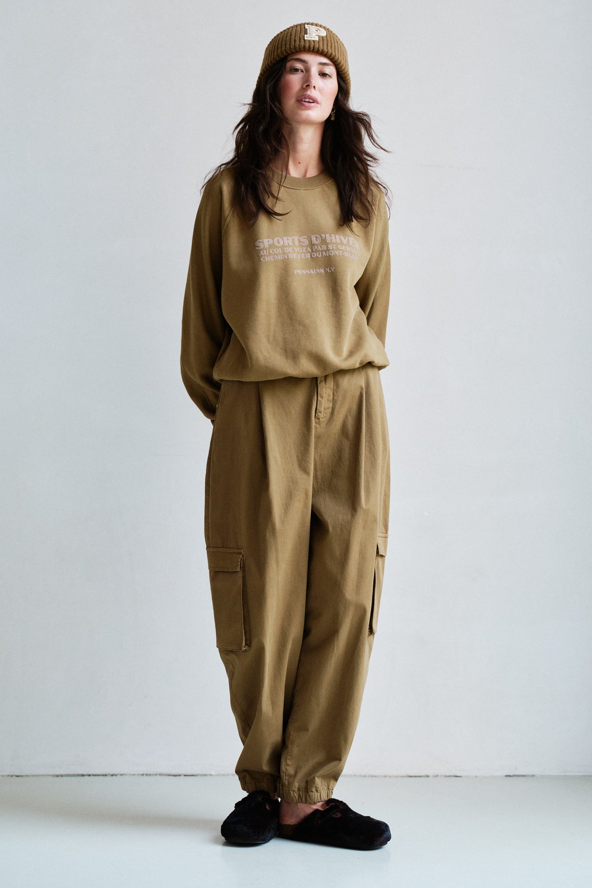 TROUSERS (W26Z929LTD) BUTTERNUT