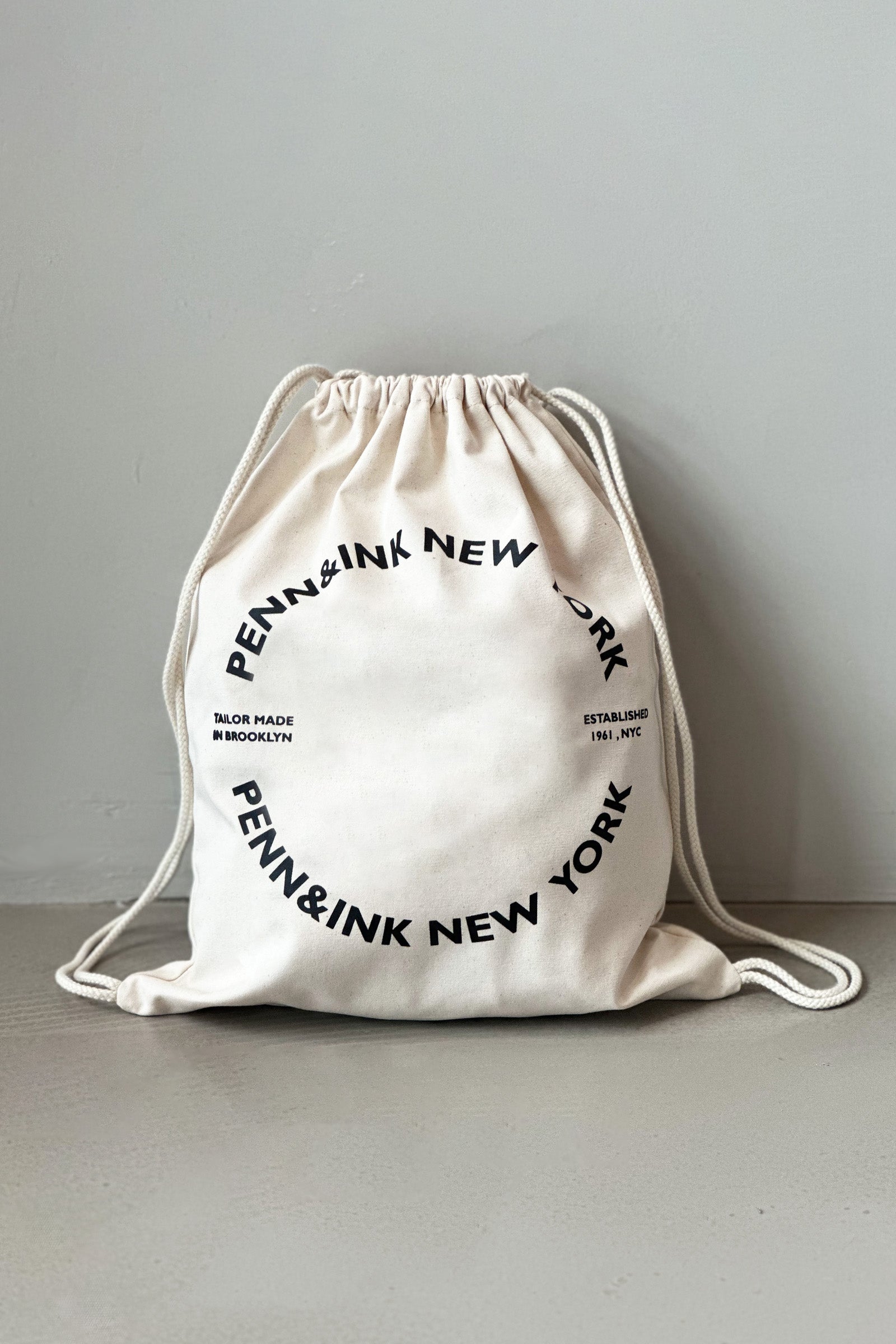 P&I DRAWSTRING LOGO BAG