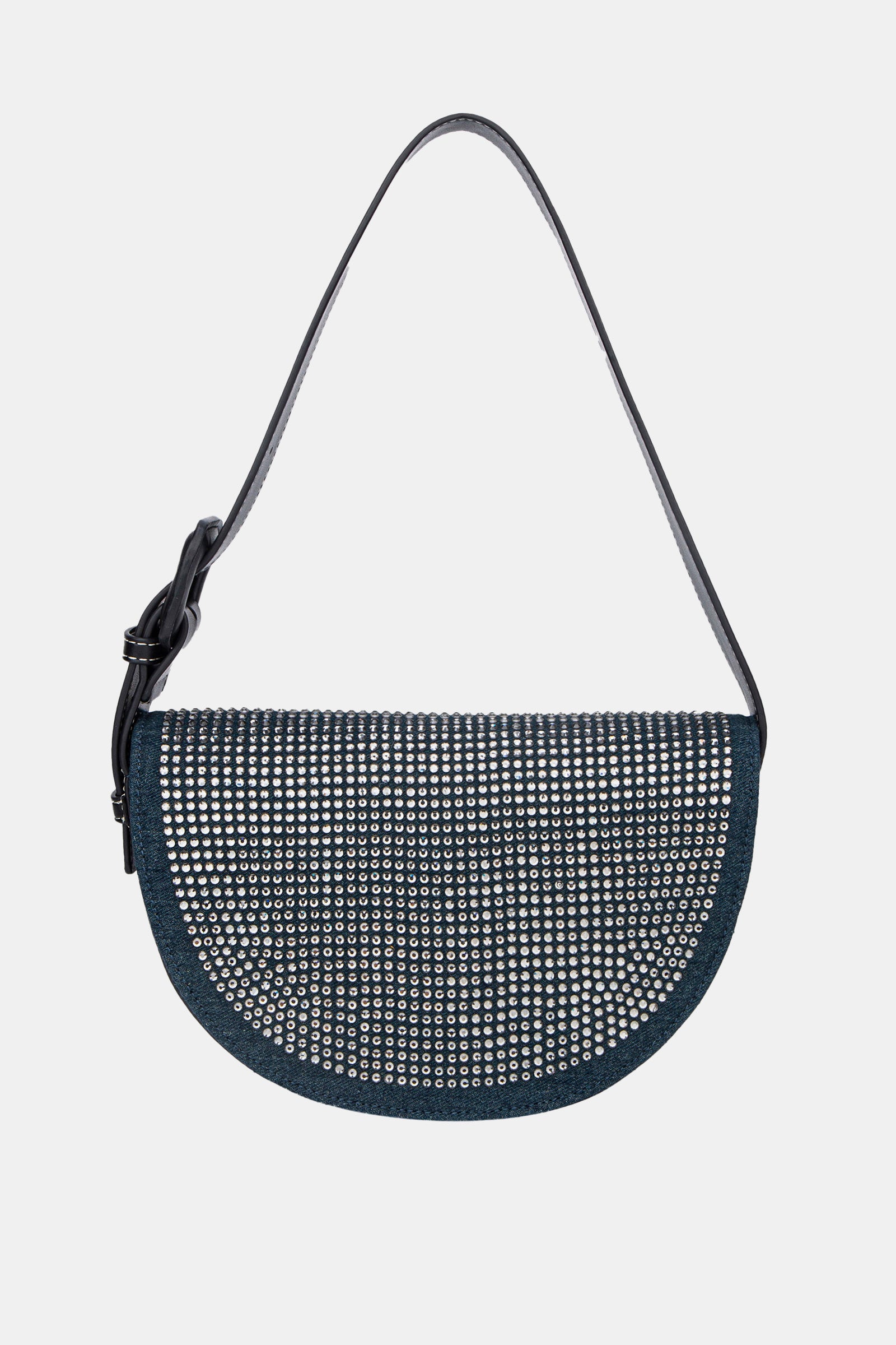 HVISK SHOULDER BAG (NOMI DENIM EMBELLISHED) BLUE INK