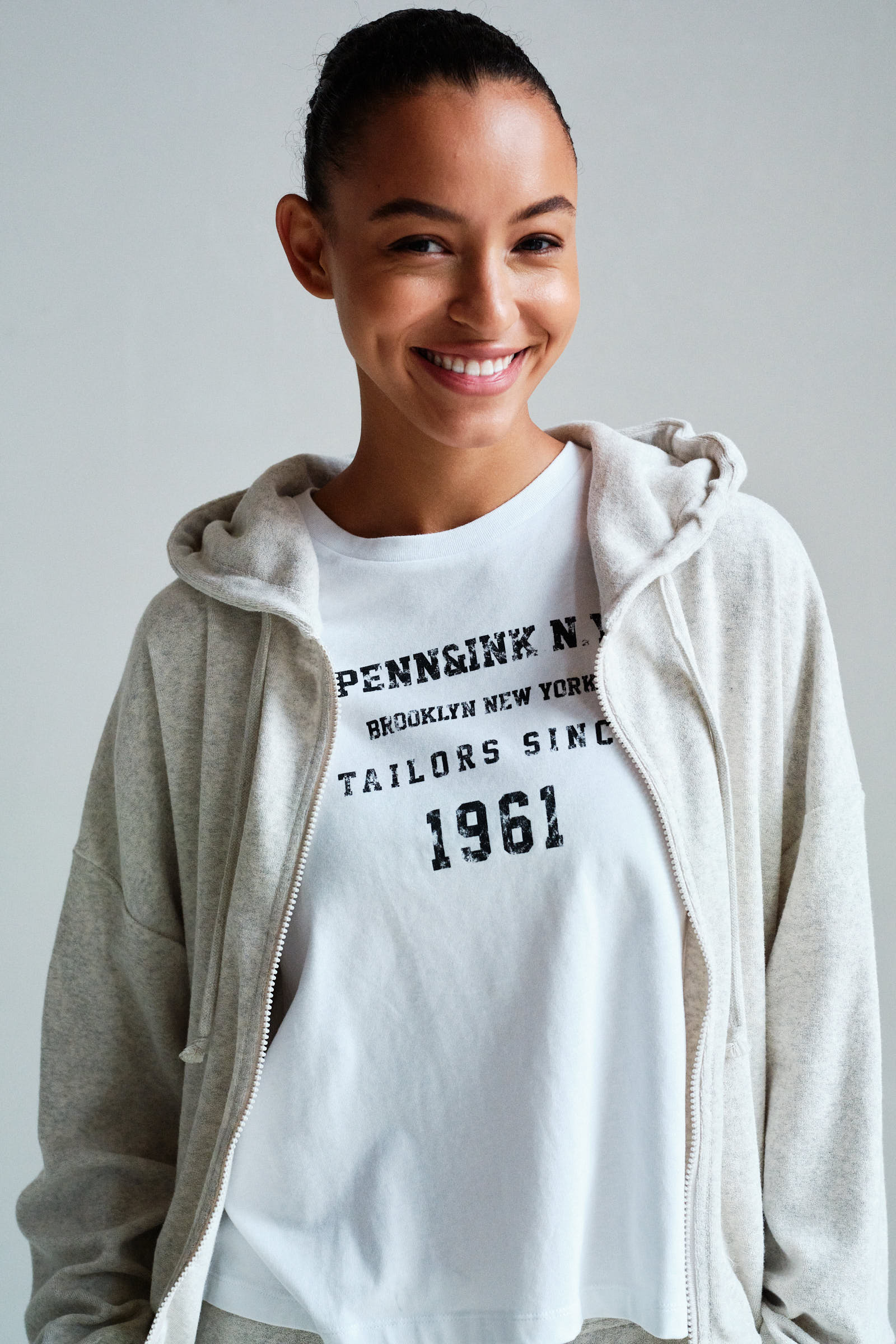 T-SHIRT (S26T1286LTD) WHITE - BLACK