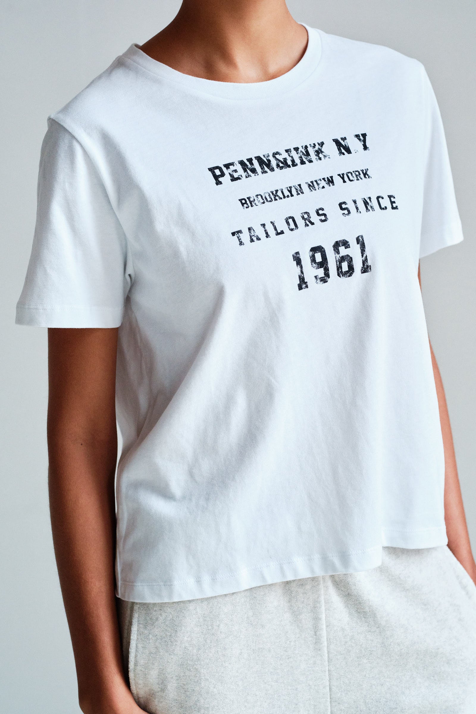 T-SHIRT (S26T1286LTD) WHITE - BLACK
