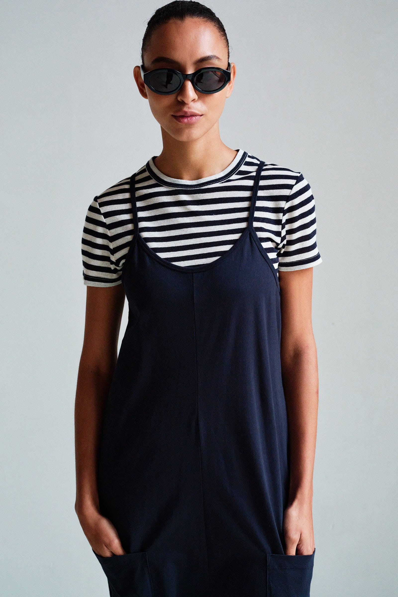 Jumpsuit (S26F1876LTD) Navy | Penn&Ink