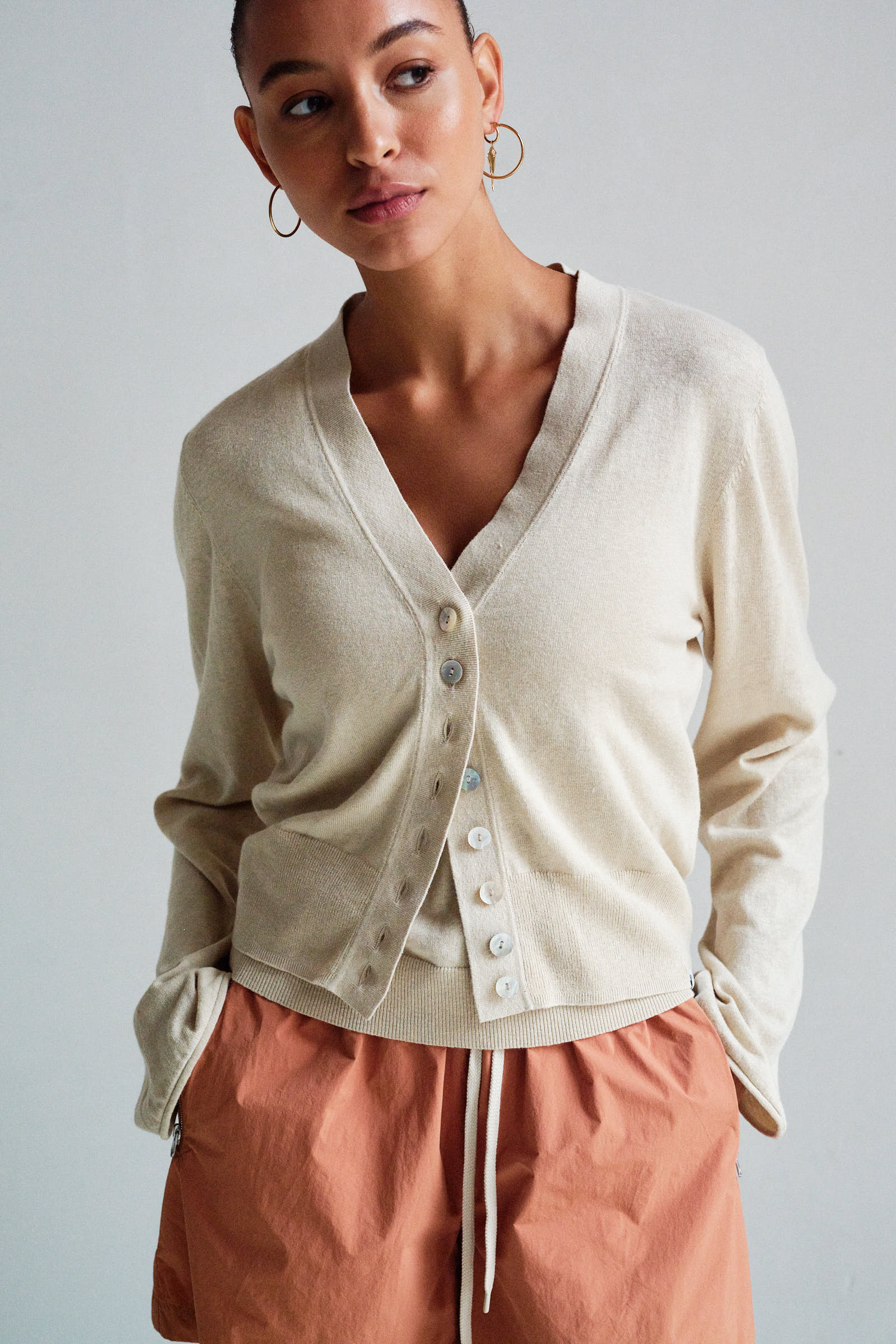 CARDIGAN (S26B415LTD) JUTE