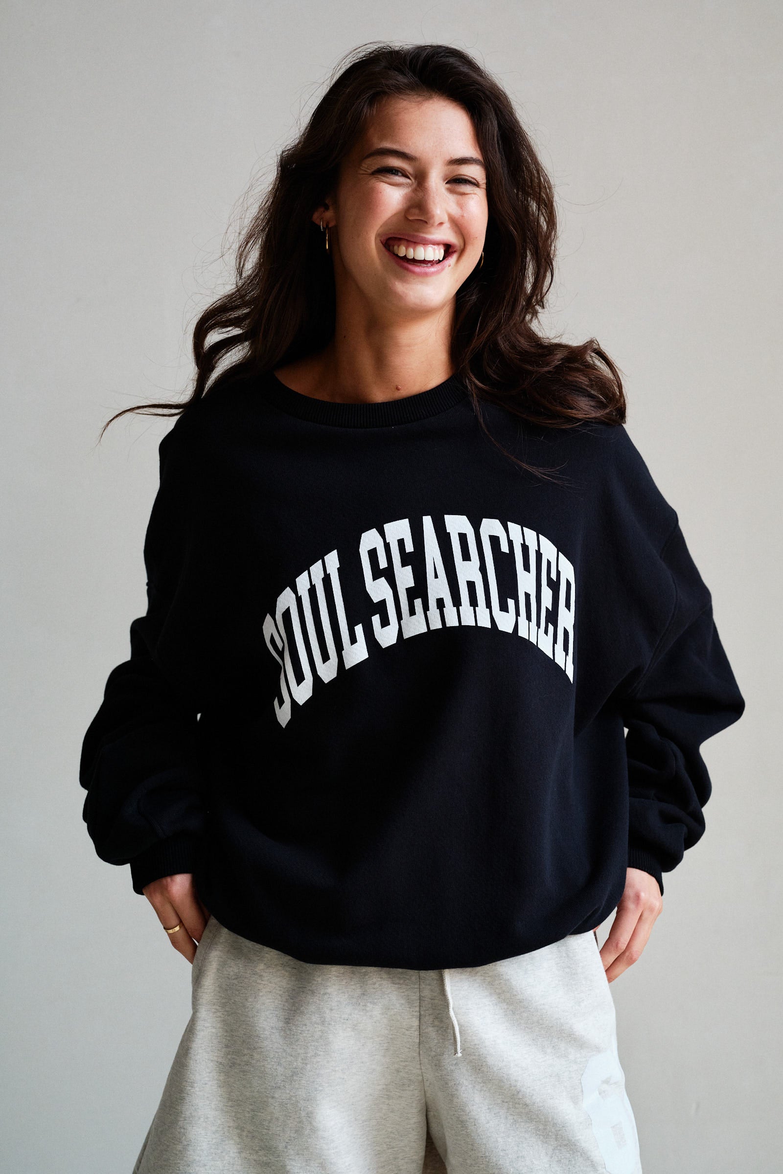 SWEATER (S26T1260LTD) BLACK - WHITE