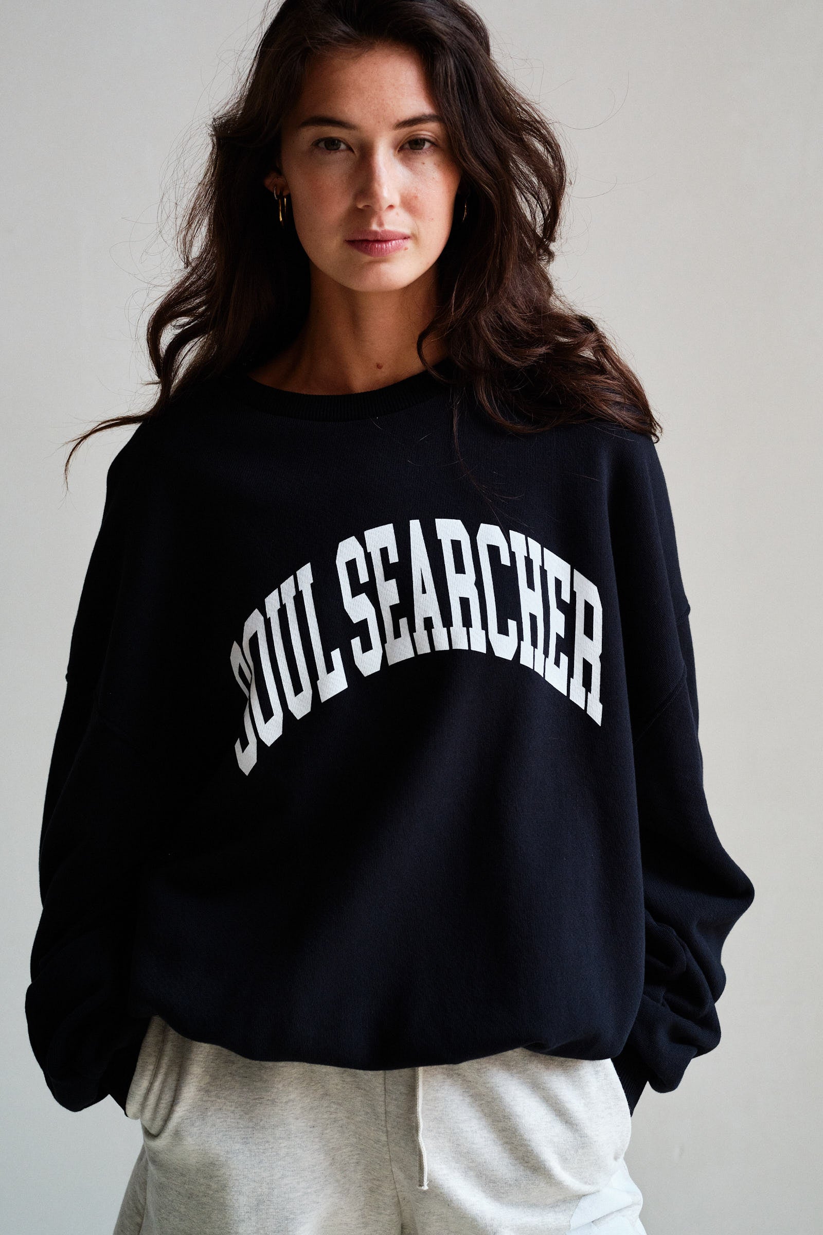 SWEATER (S26T1260LTD) BLACK - WHITE