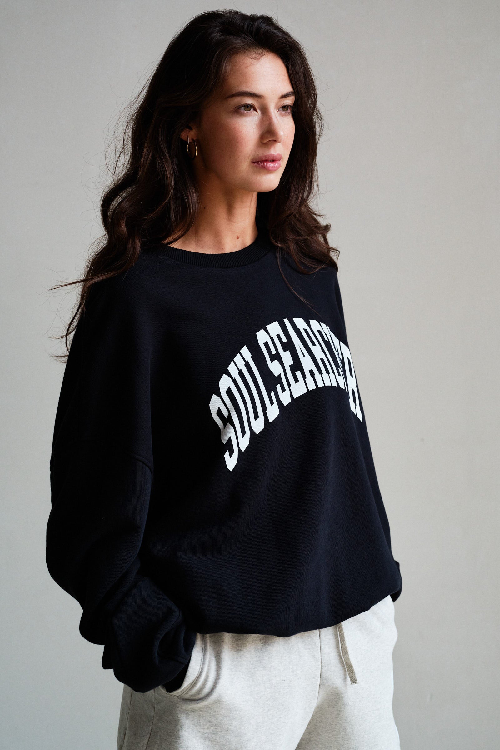 SWEATER (S26T1260LTD) BLACK - WHITE