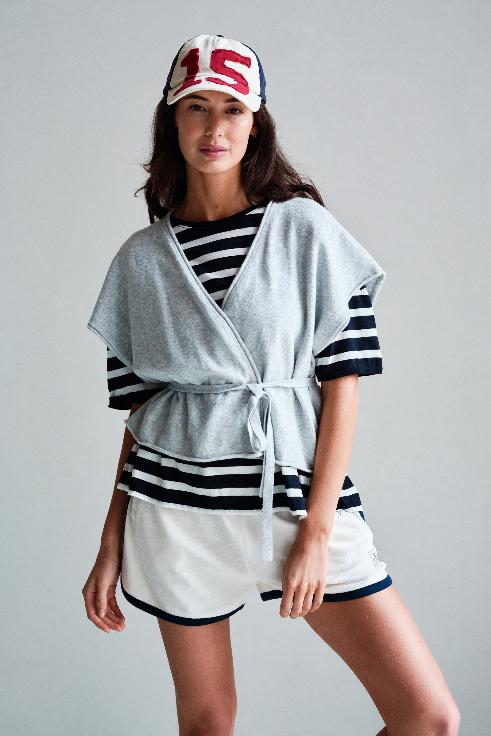 Cardigan (S26B410LTD) Grey Melange | Penn&Ink