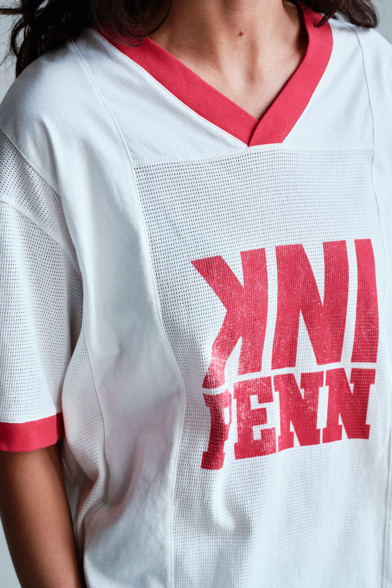 TOP (S26F1885LTD) ECRU - RED