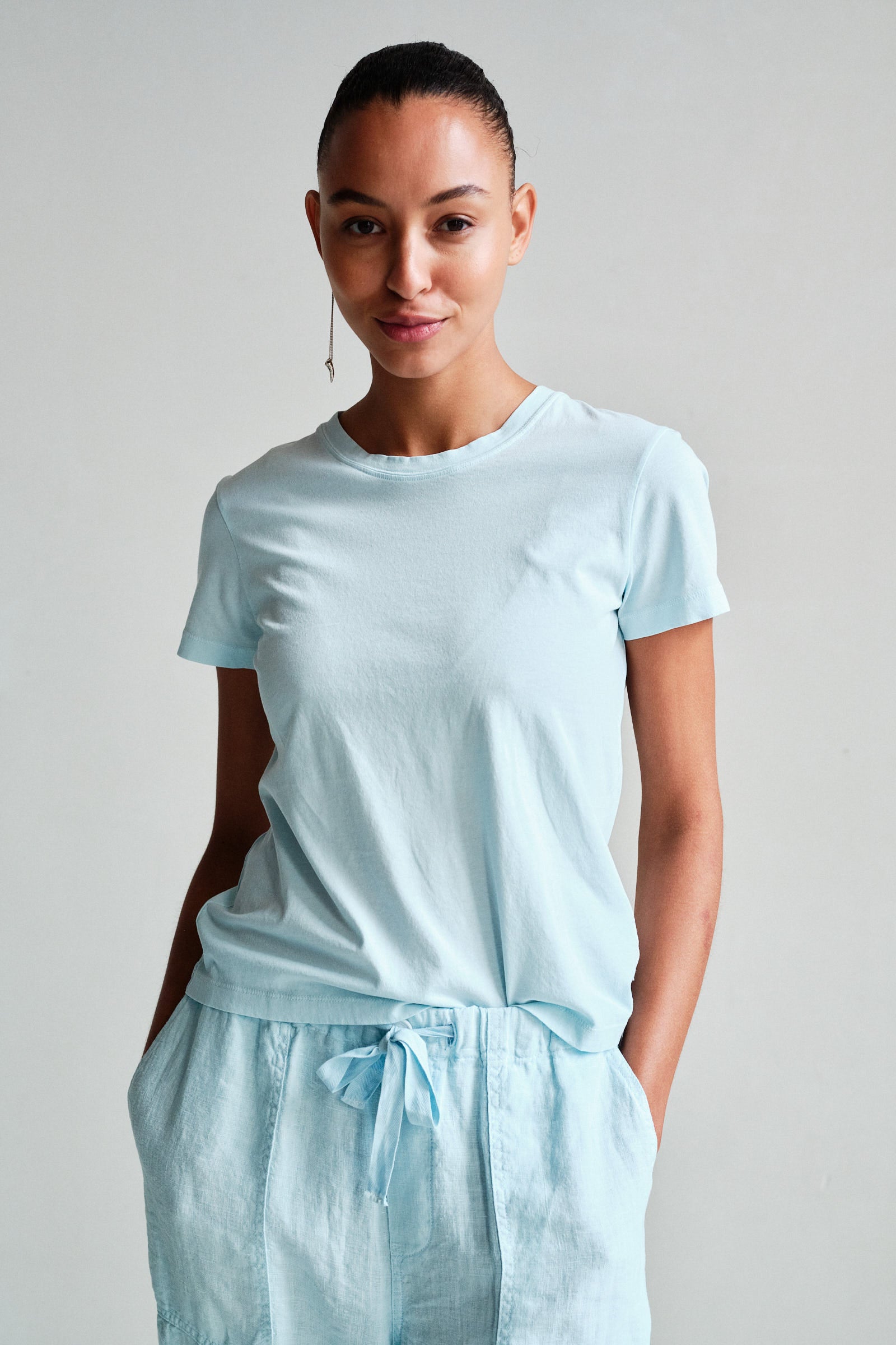 T-SHIRT (S26F1888LTD) PASTEL BLUE