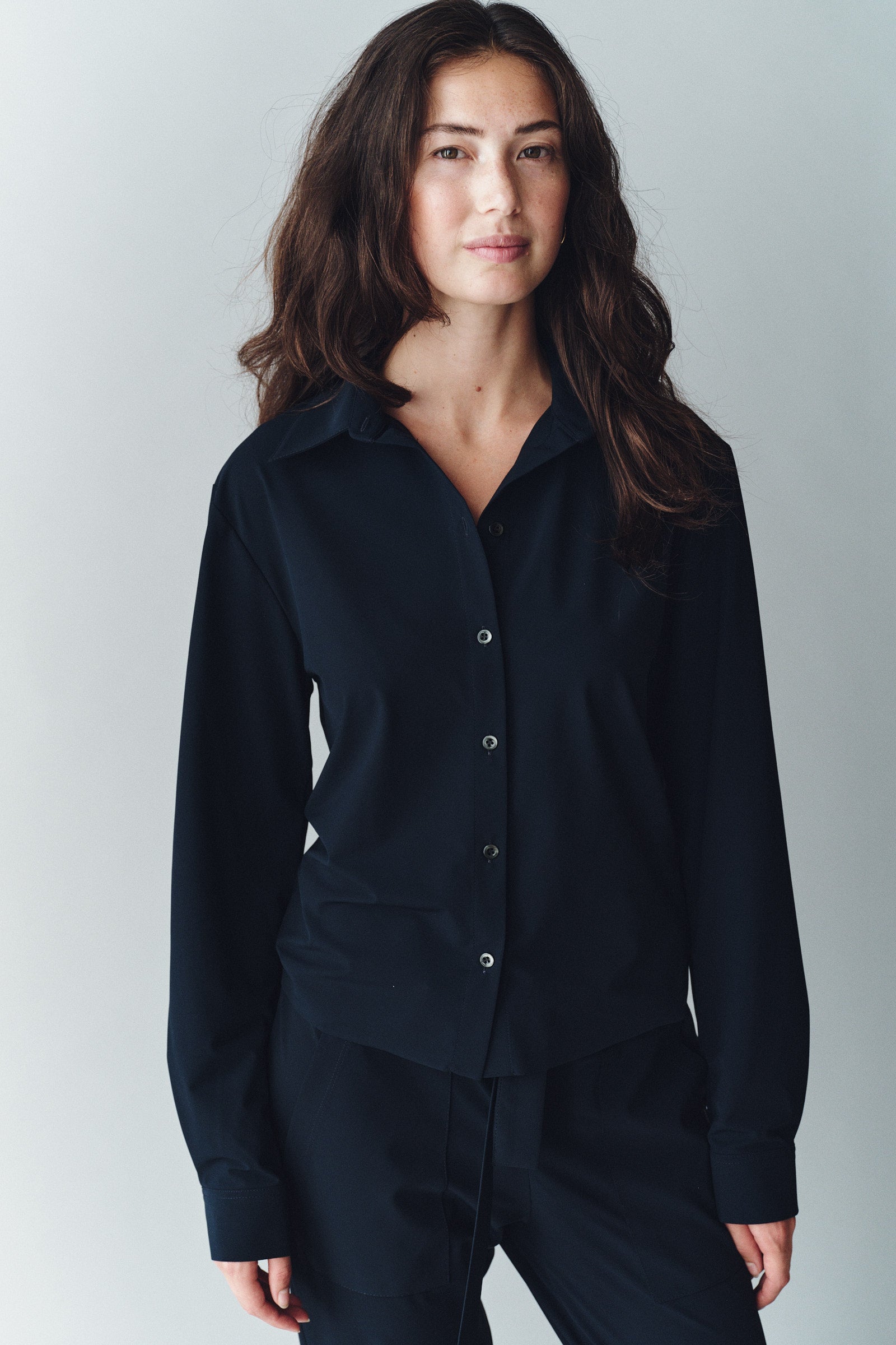 BLOUSE (LOWELL) NAVY