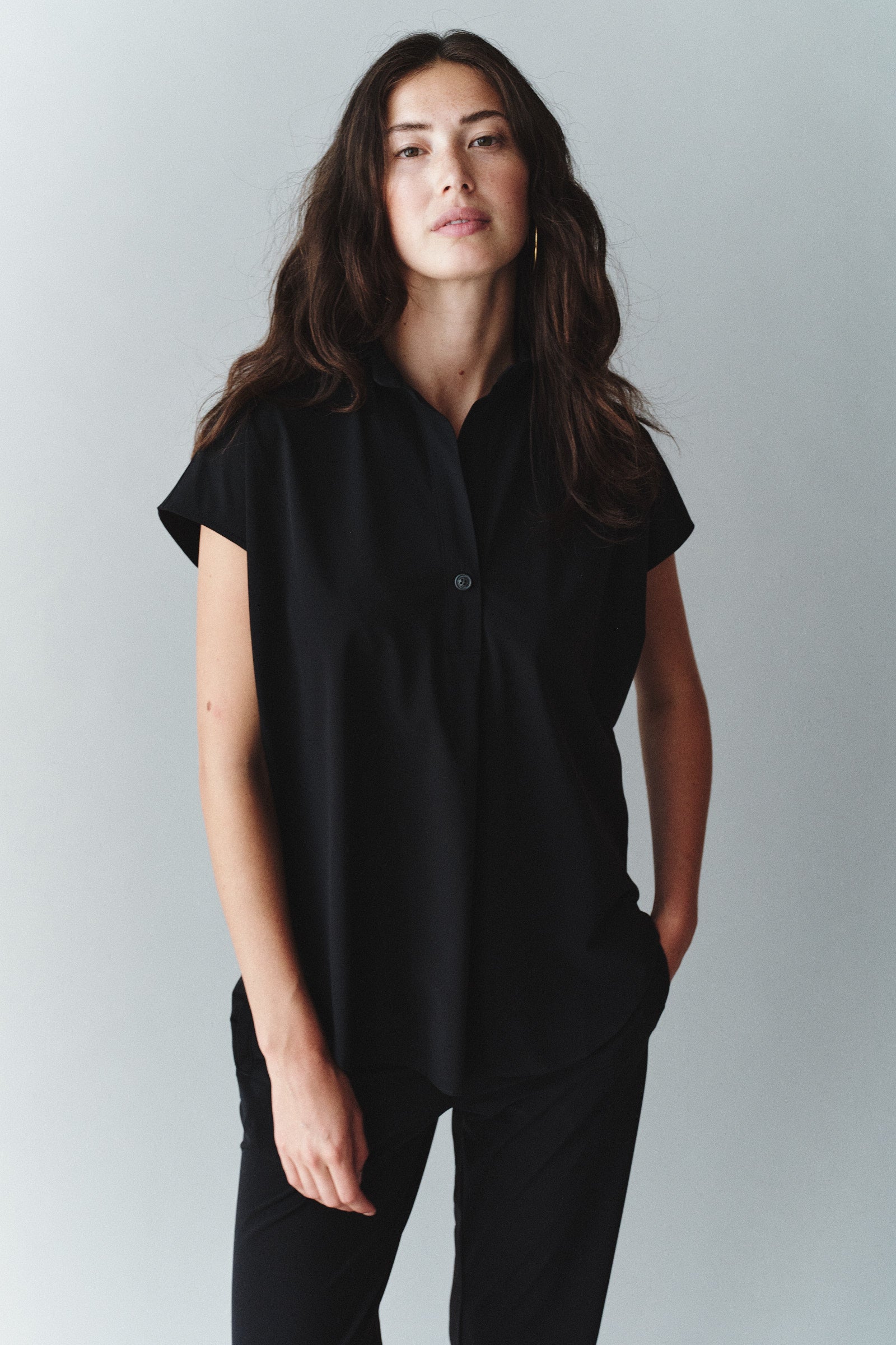 BLOUSE (LYNN) BLACK