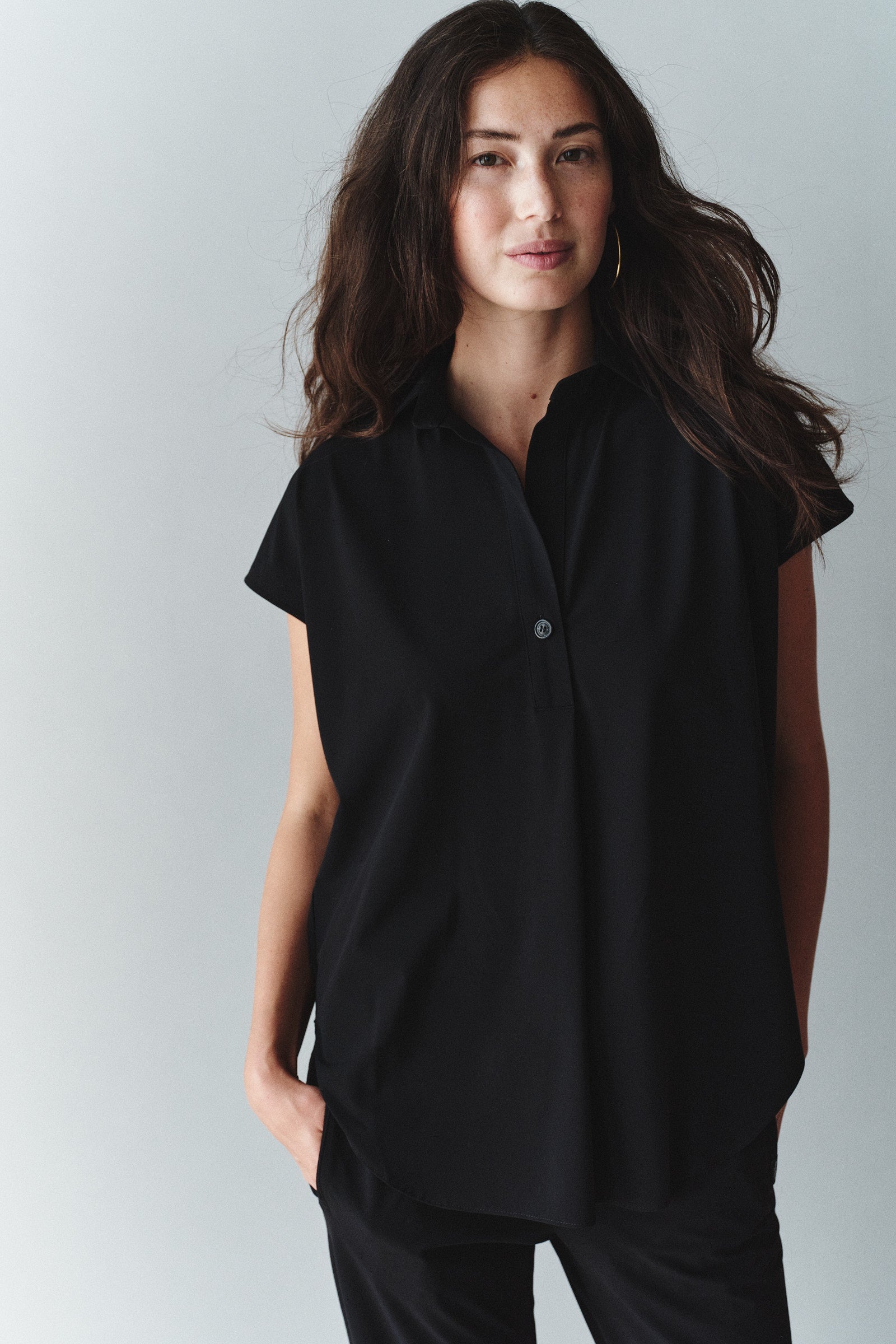 BLOUSE (LYNN) BLACK