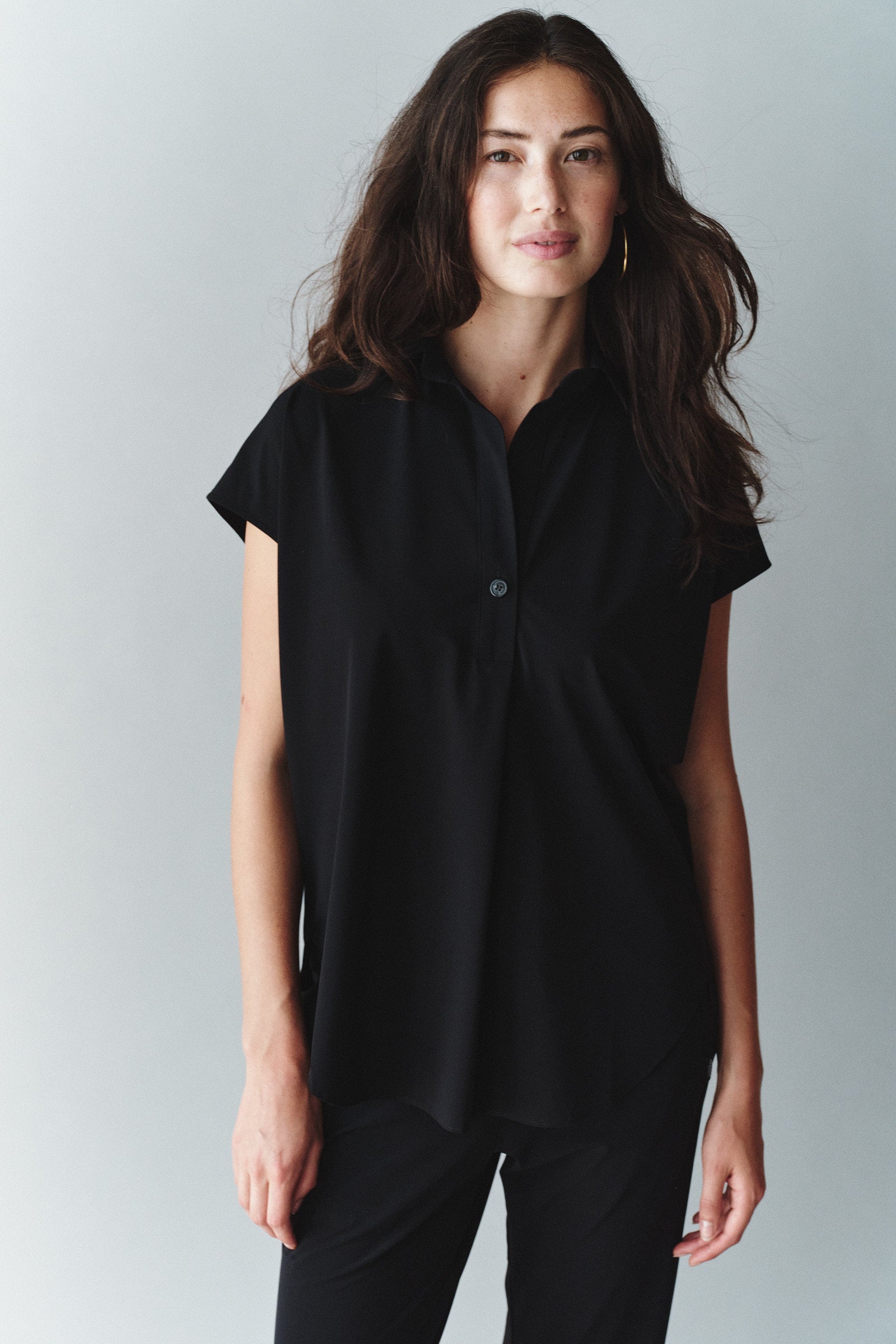 BLOUSE (LYNN) BLACK