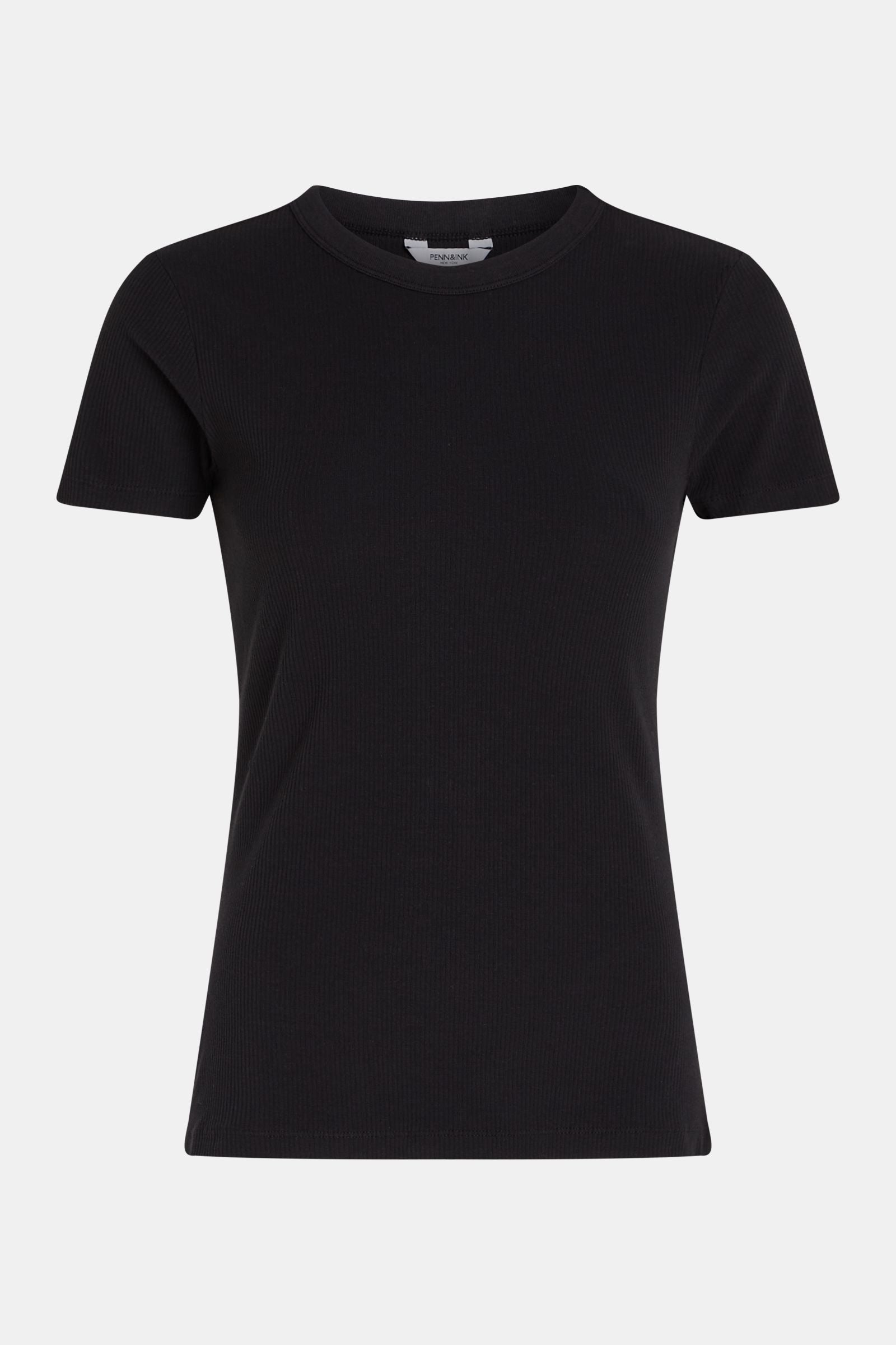 T-SHIRT UNI (BOBBI) BLACK