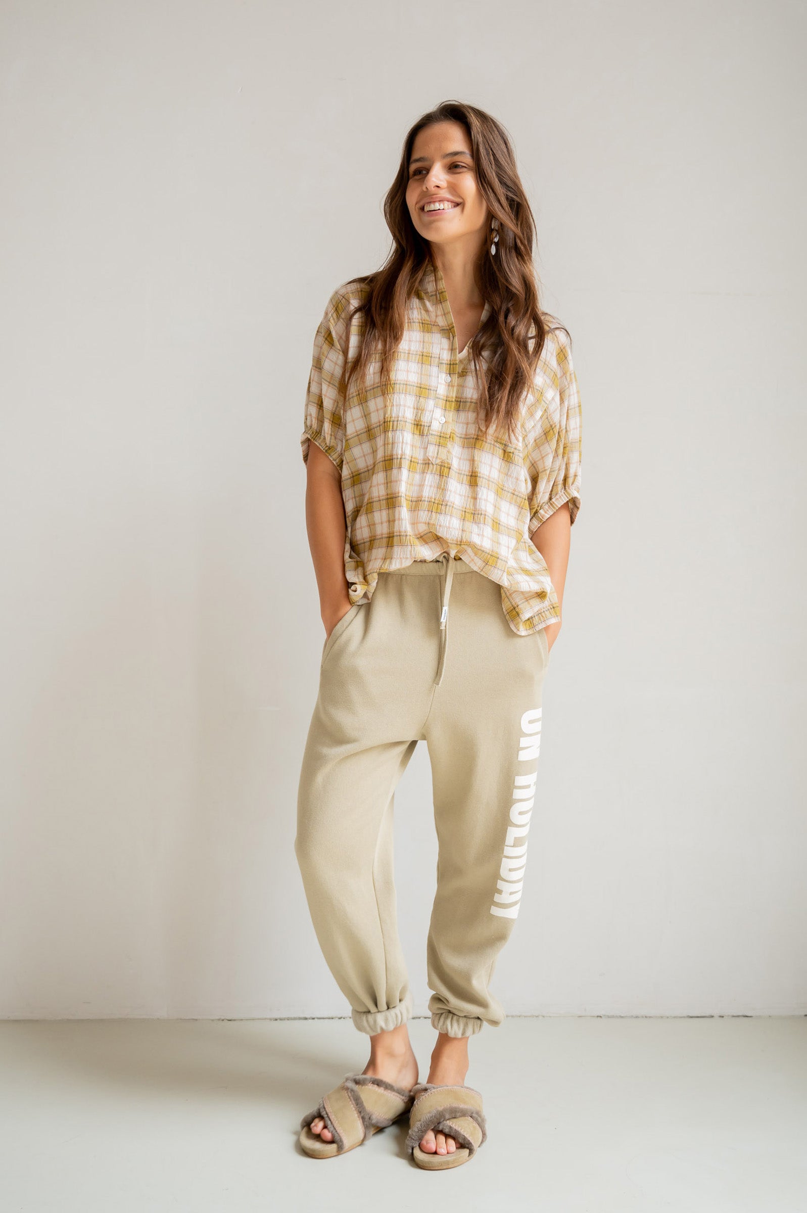 BLOUSE (S26F1822) BAMBOO CHECK