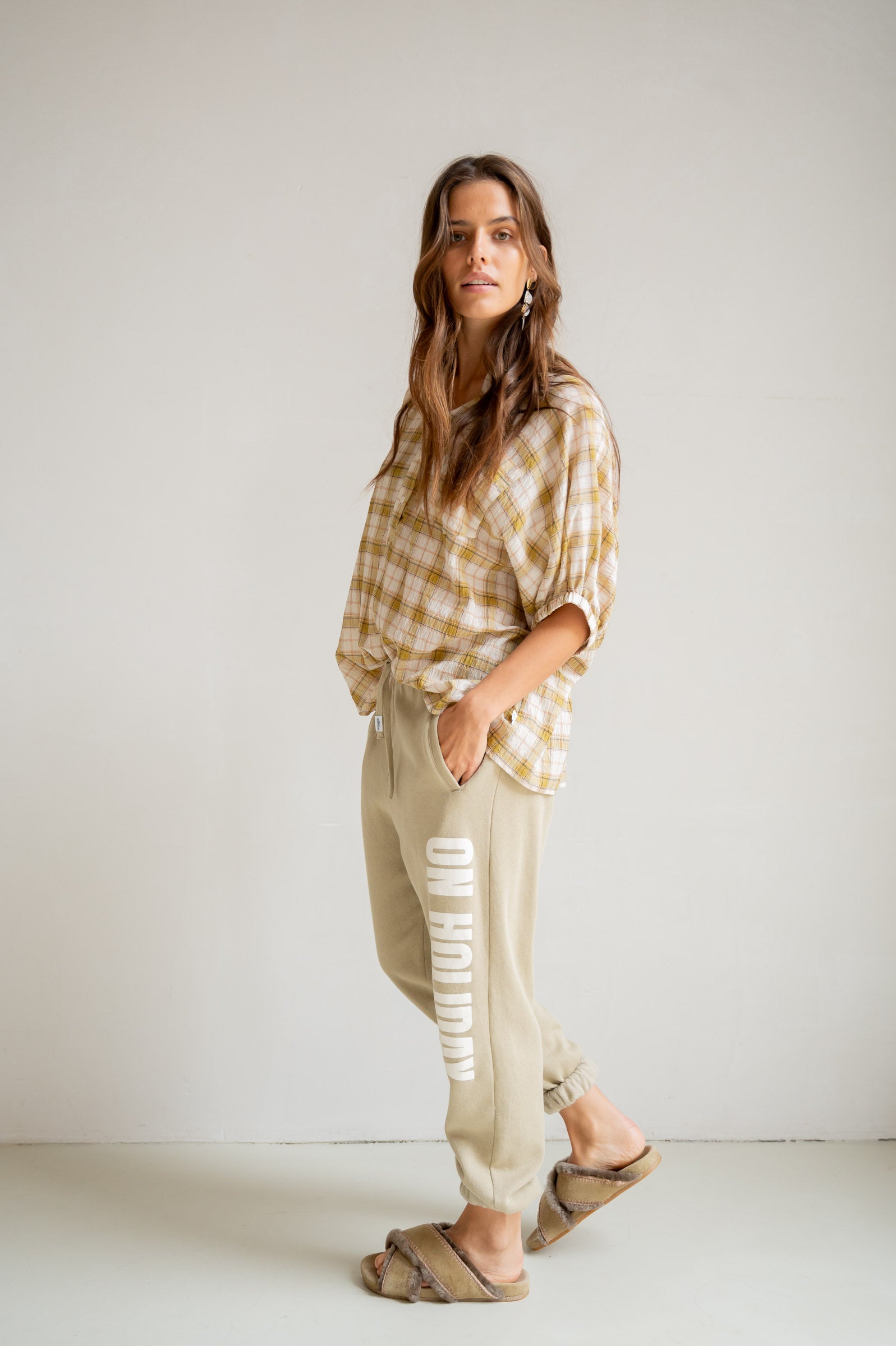 BLOUSE (S26F1822) BAMBOO CHECK