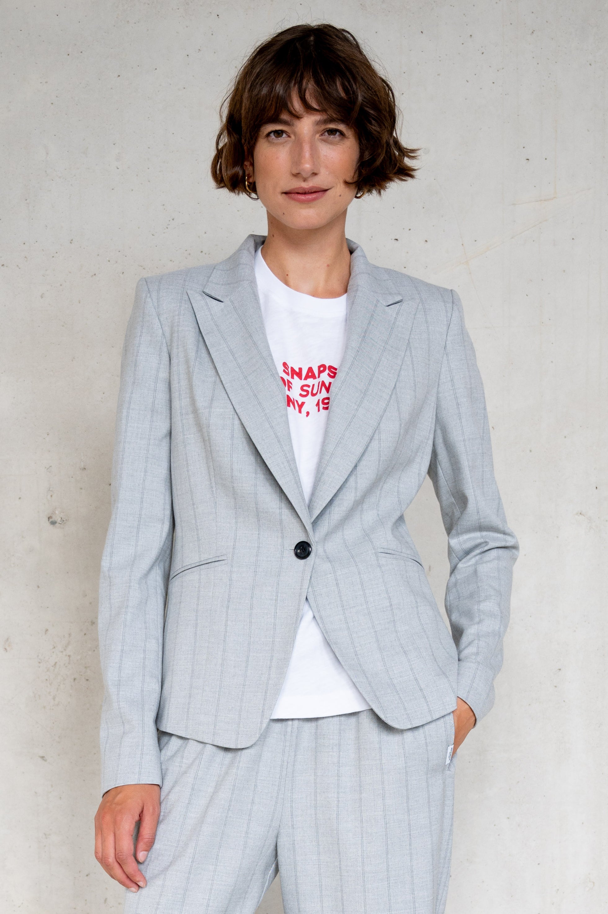 BLAZER (W25N1683LTD) LIGHT GREY STRIPE