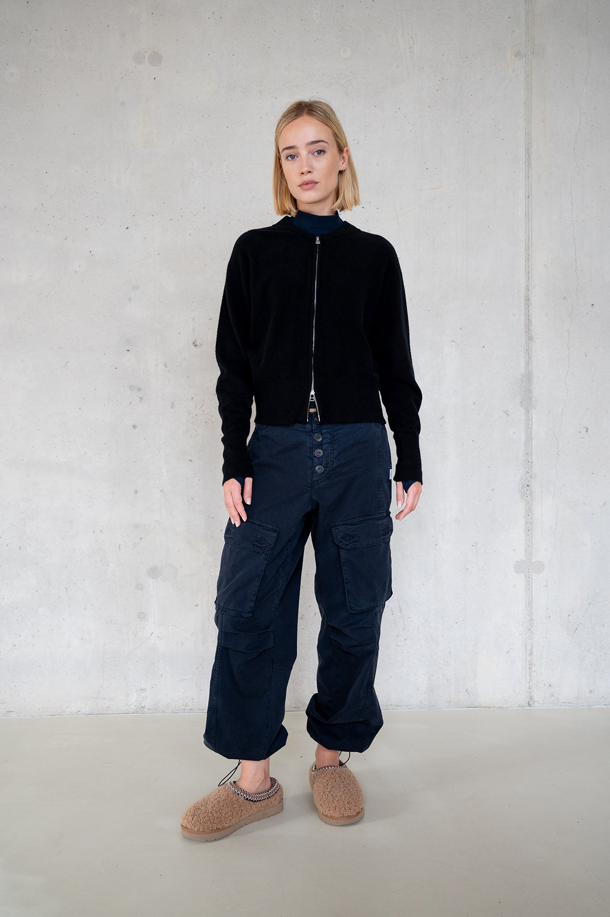 CARDIGAN (W25B378LTD) BLACK