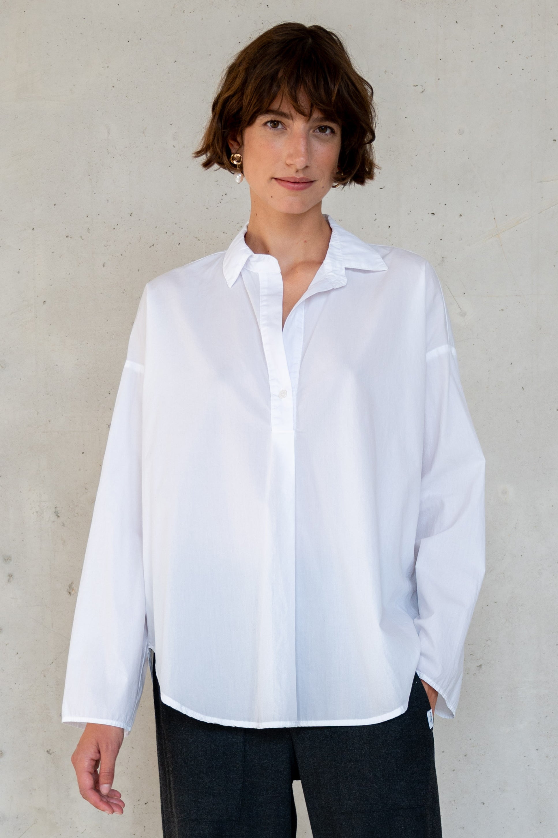 BLOUSE (W25Z822LTD) WHITE