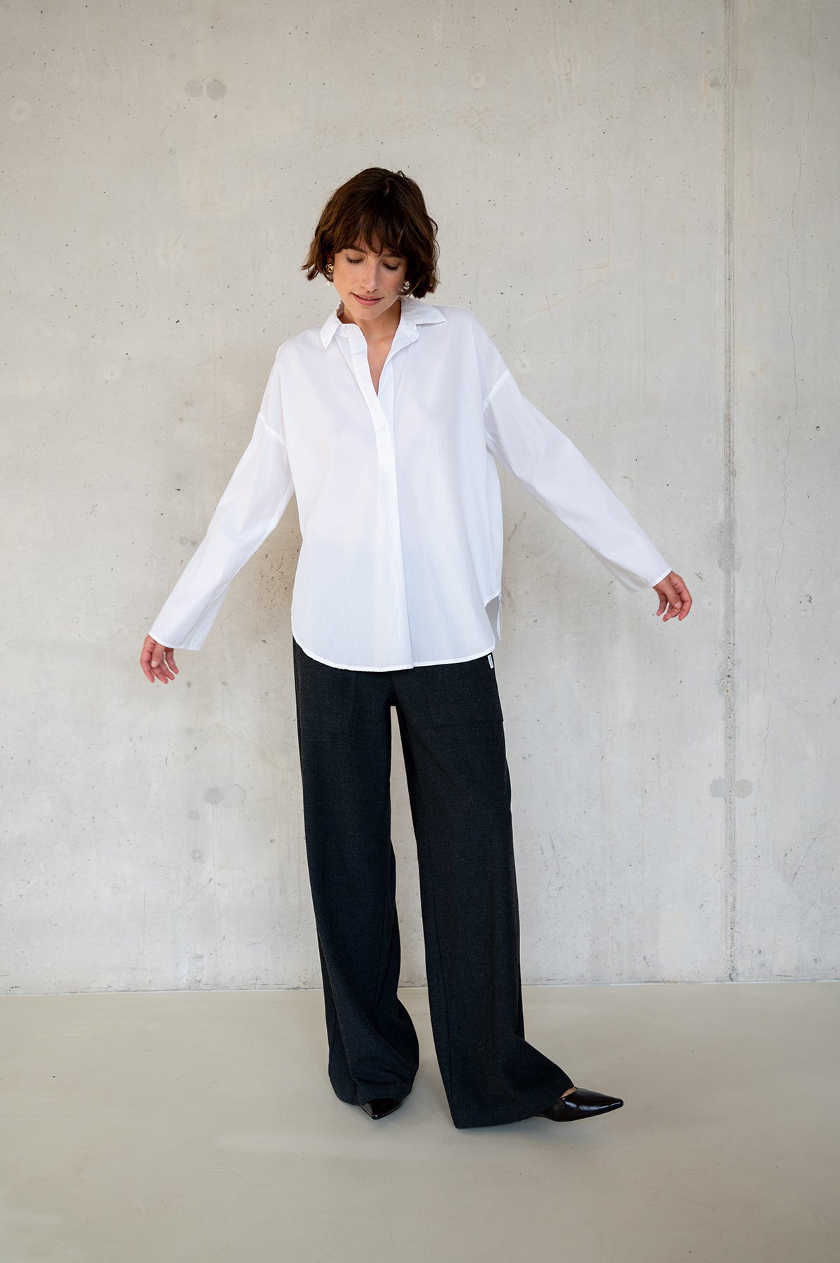 BLOUSE (W25Z822LTD) WHITE