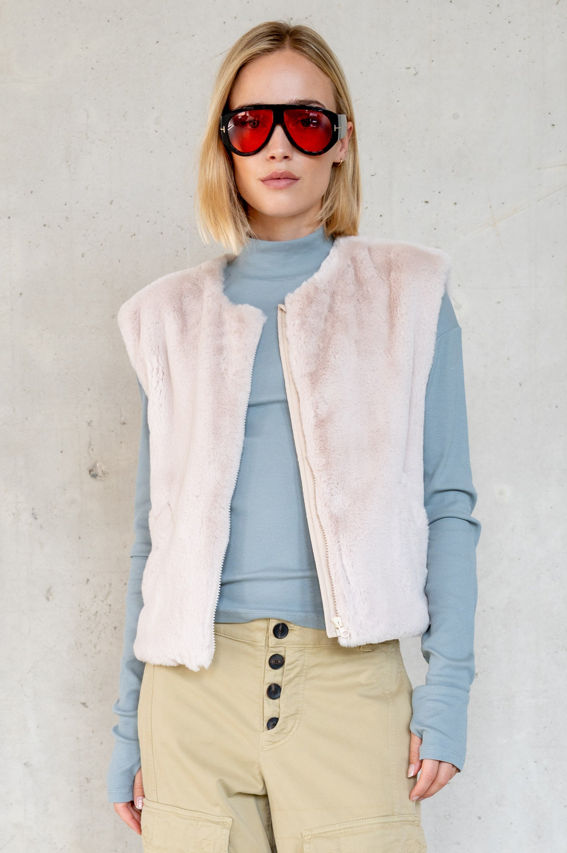 WAISTCOAT (W25C323LTD) VANILLA