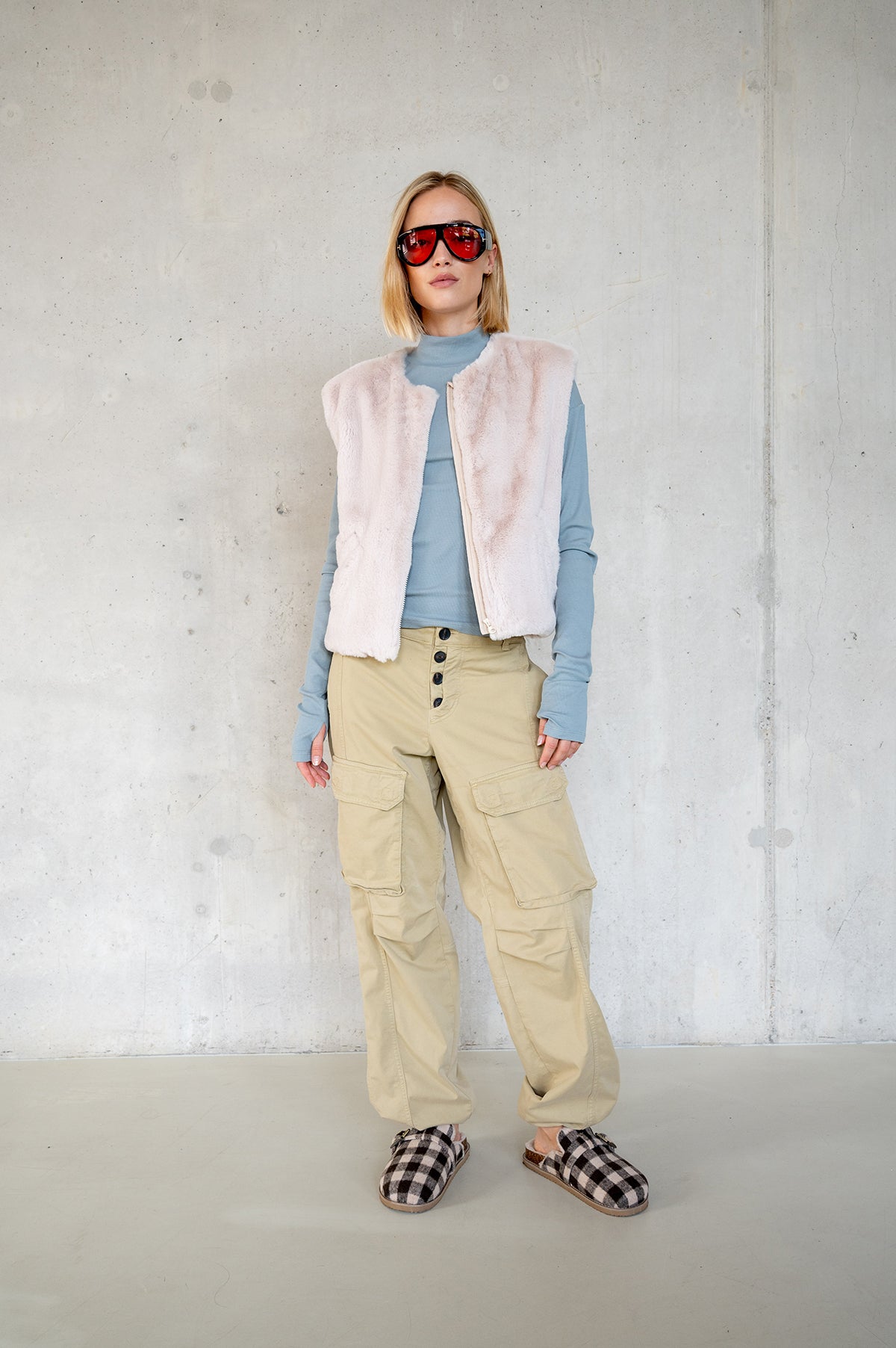 WAISTCOAT (W25C323LTD) VANILLA