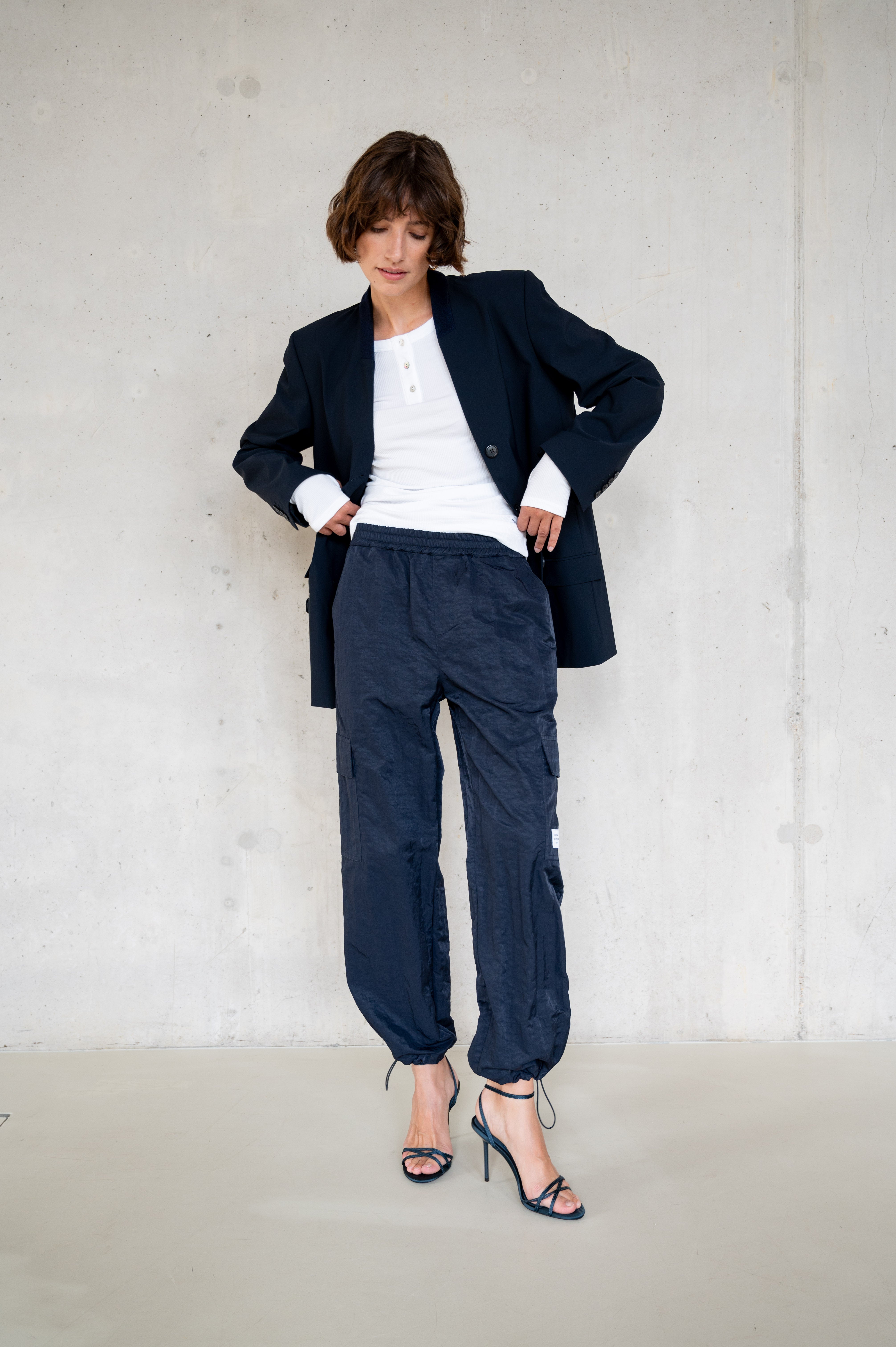 TROUSERS (W25C327LTD) DARK