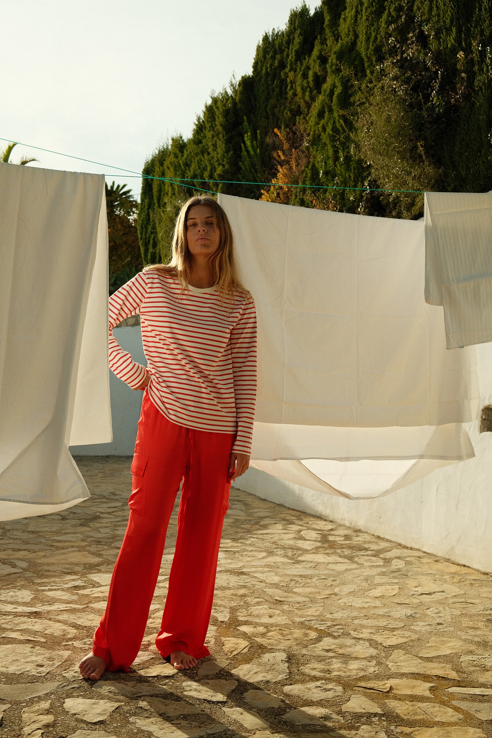 TROUSERS (S24F1415) CORAL