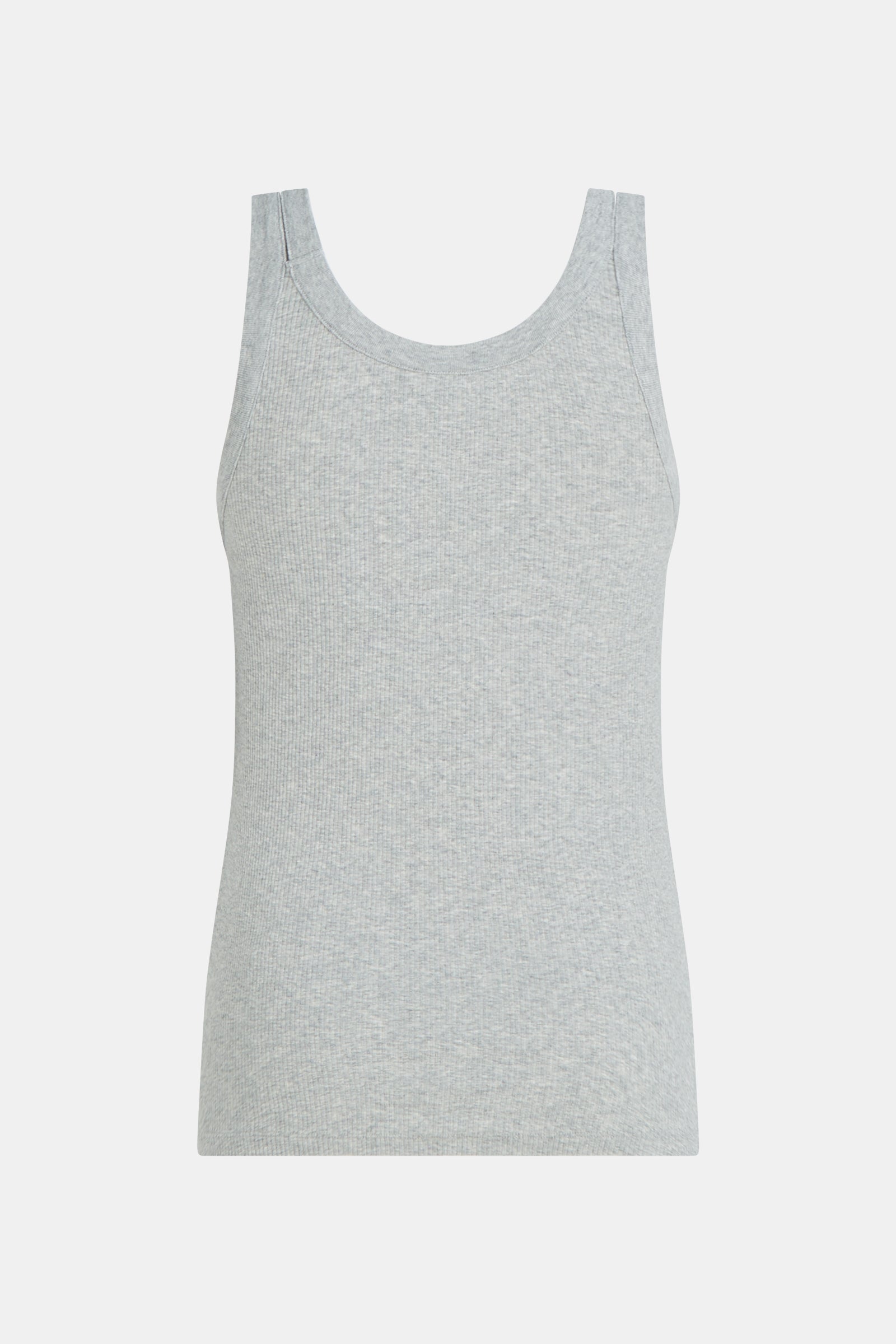 SINGLET PRINT (S25F1419) GREY MELANGE - WHITE