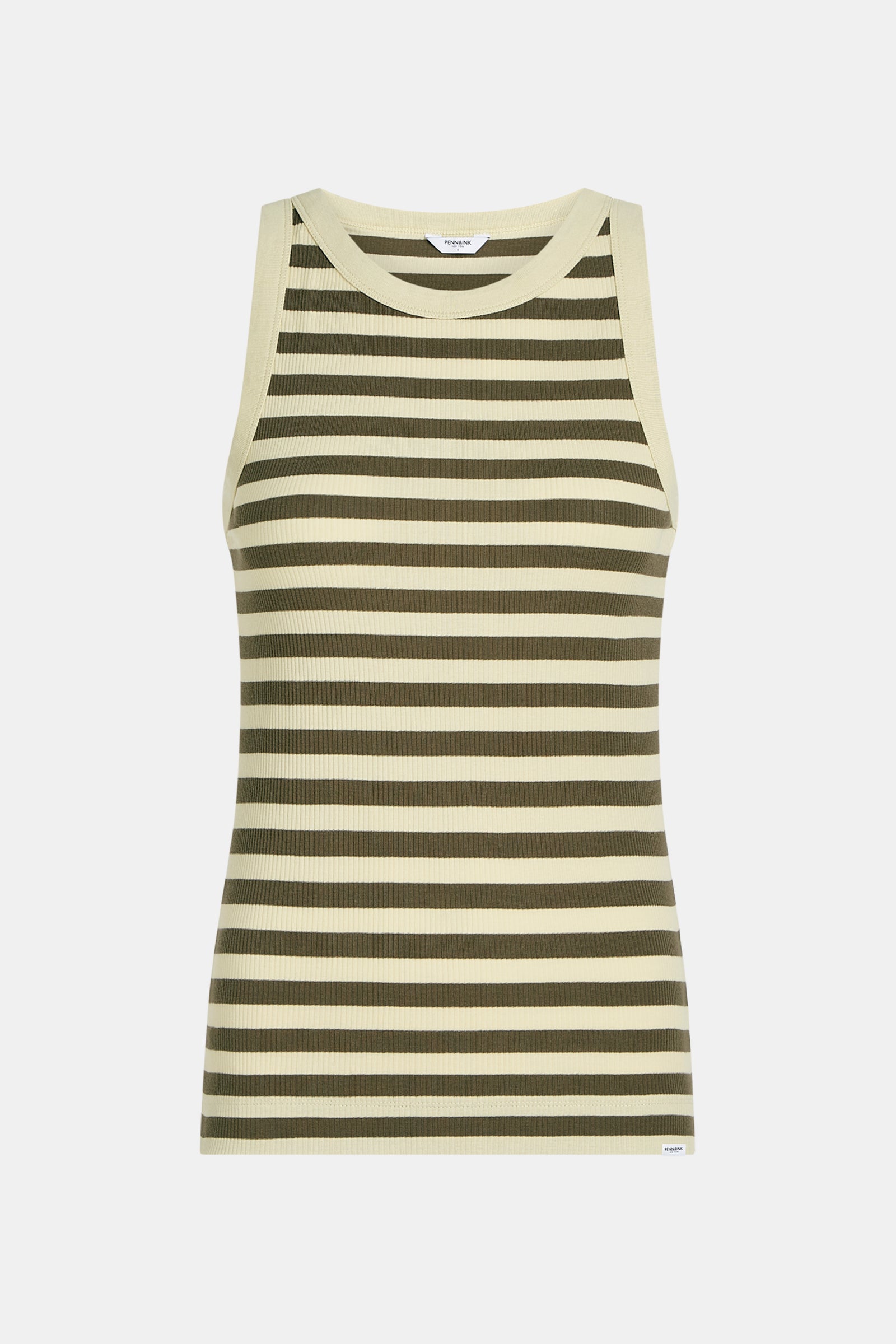 SINGLET SMALL STRIPE (S25F1581) PISTACHE - ALGUE