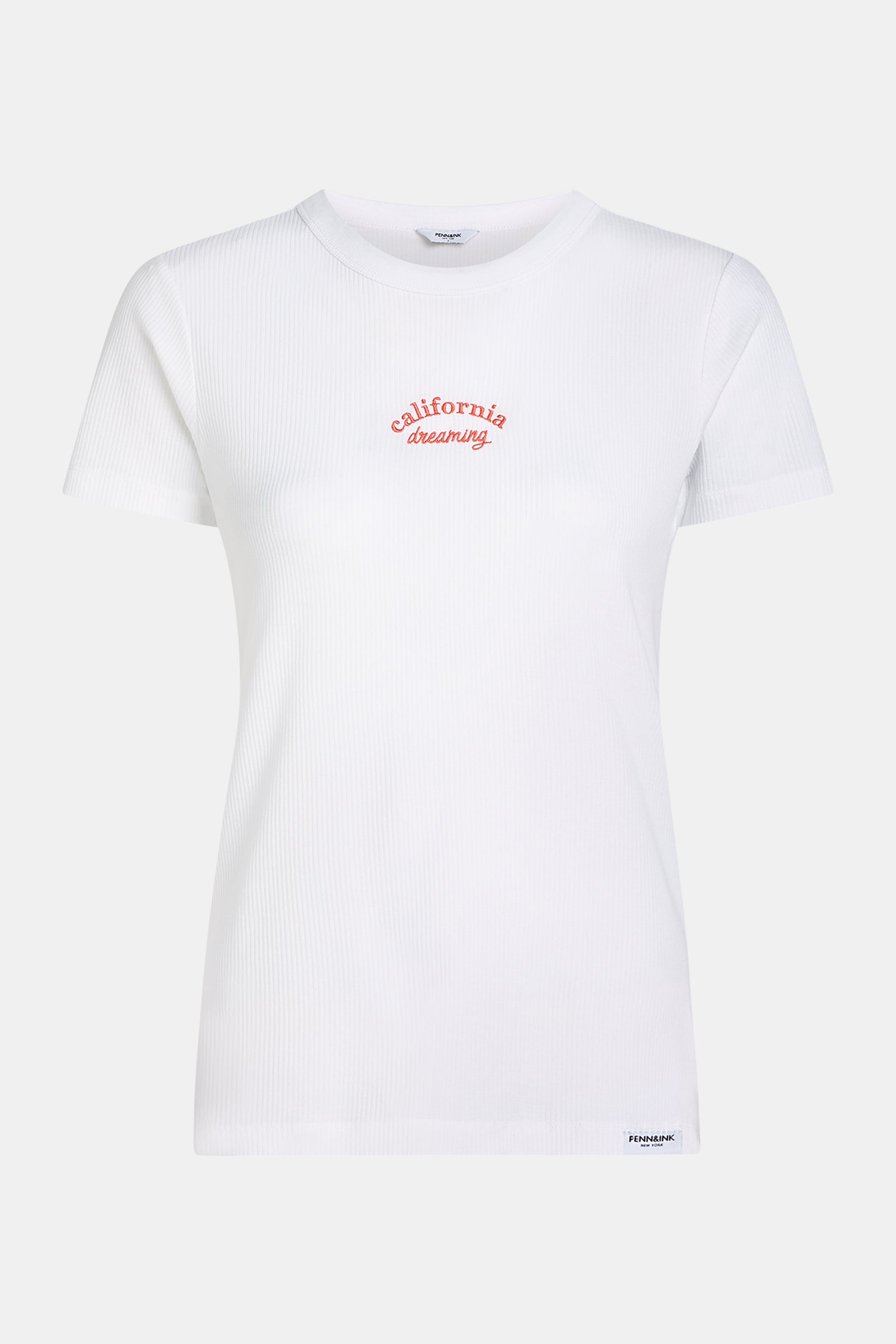 T-SHIRT EMBROIDERY (S25F1585) WHITE - GRENADINE