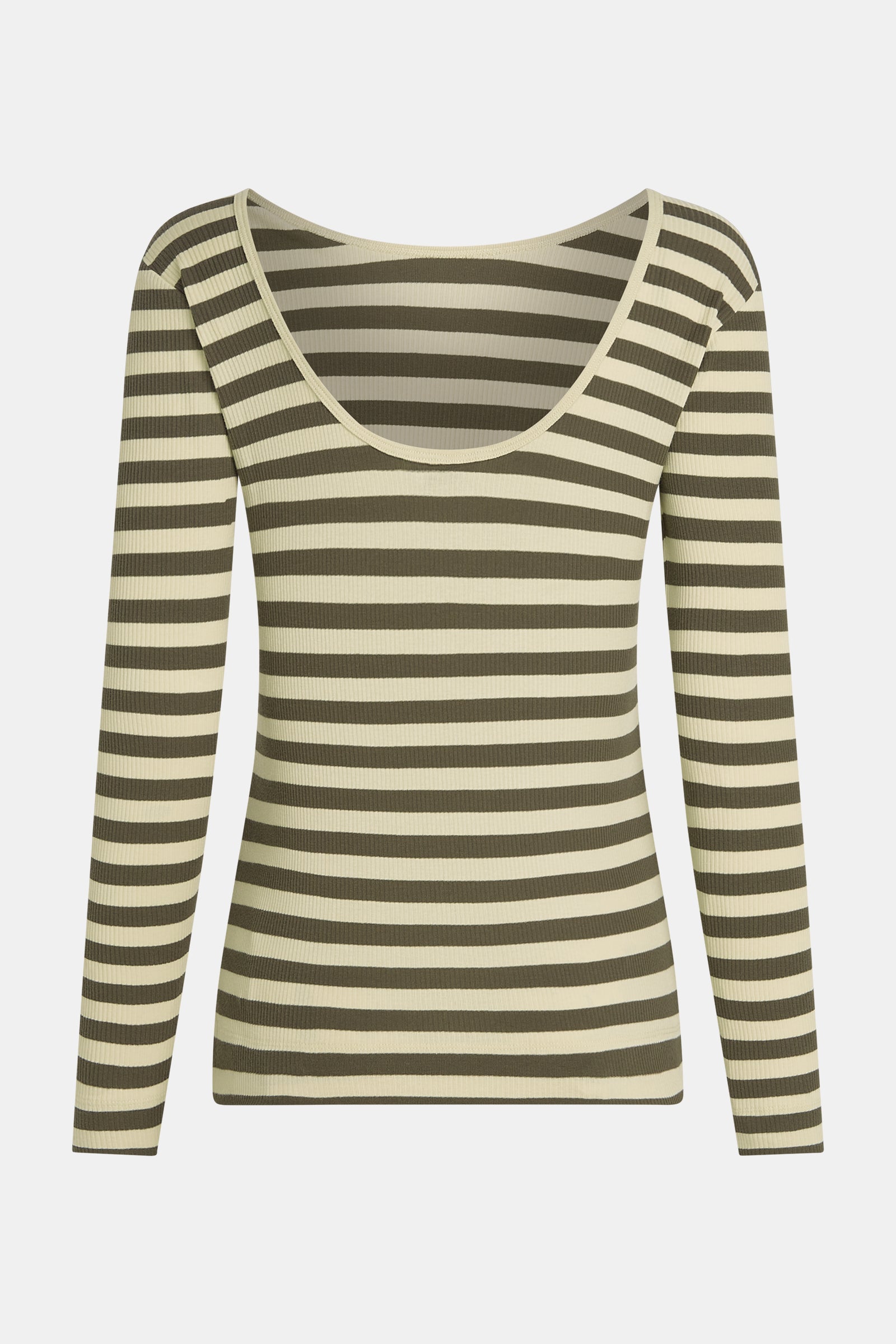 LONGSLEEVE STRIPE (S25F1589) PISTACHE - ALGUE