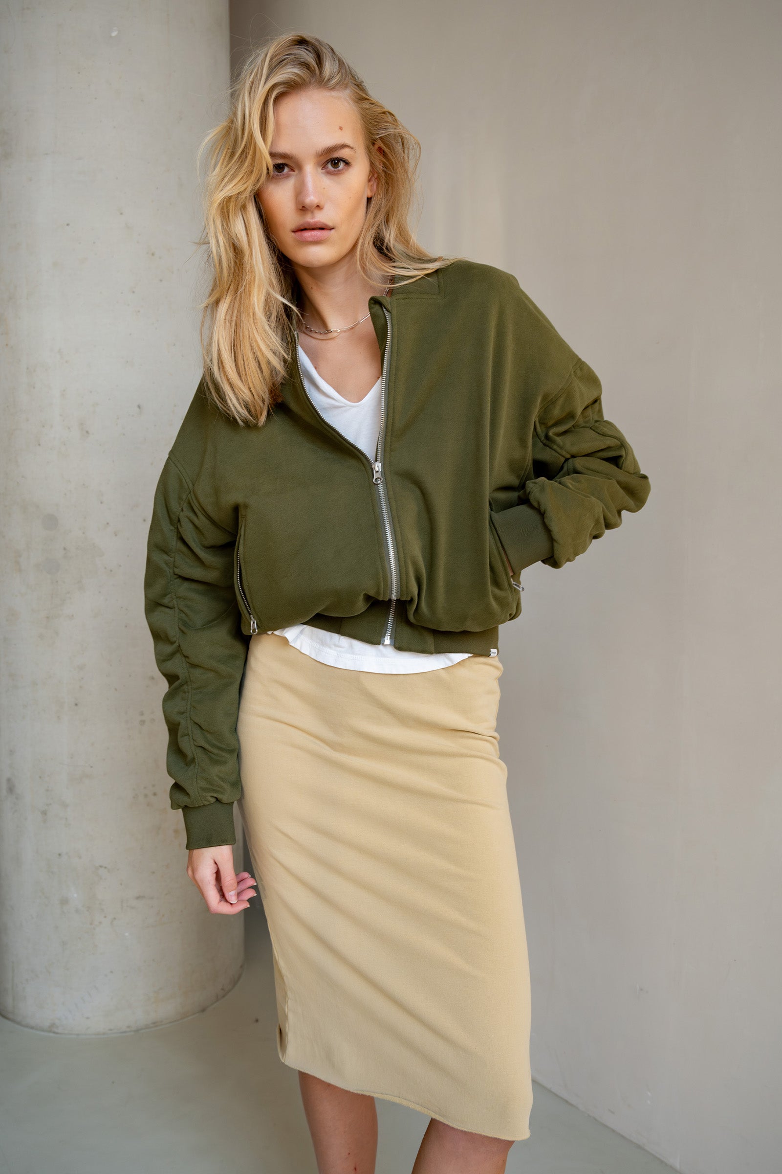 SKIRT (S25F1618) SAFARI