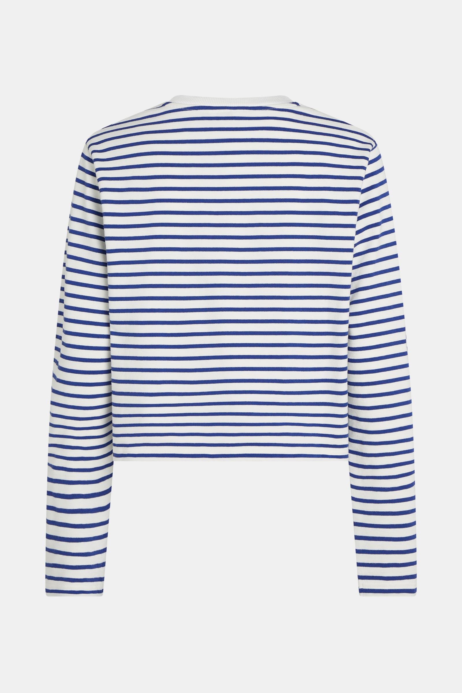 SWEATER STRIPE (S25F1628) ECRU - ROYAL BLUE