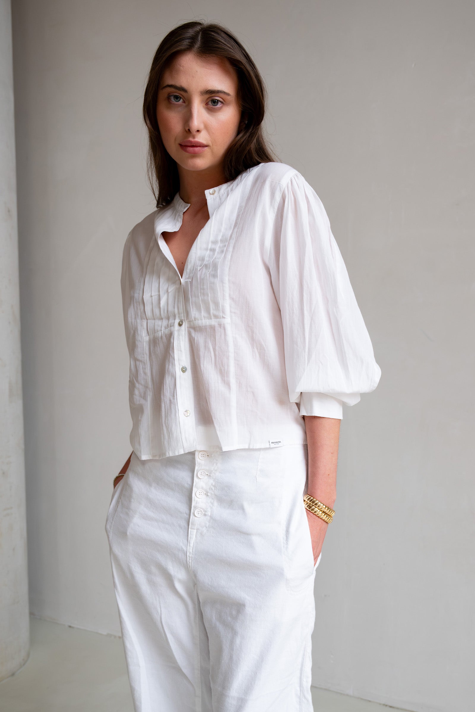 BLOUSE (S25SE010) WHITE