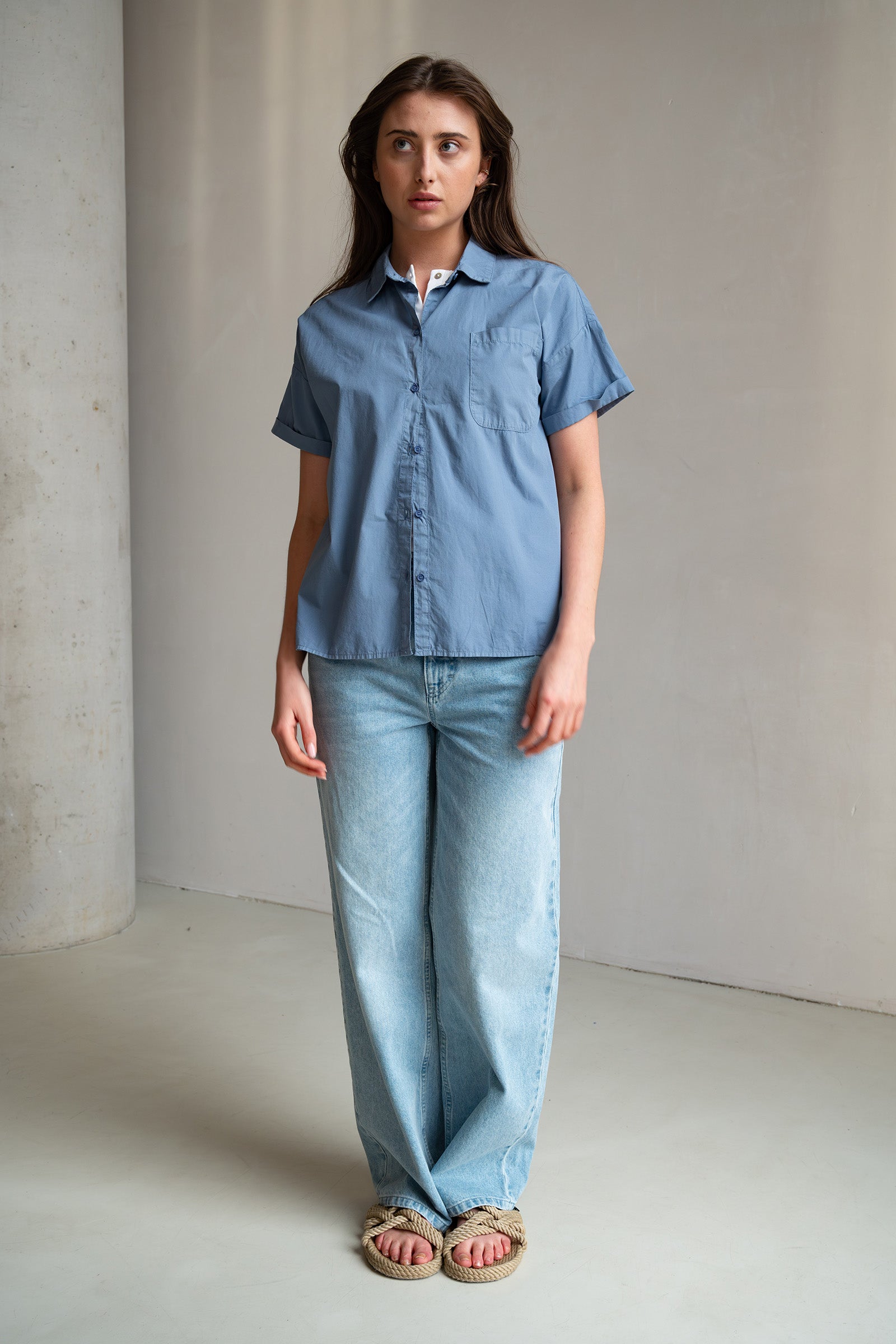 BLOUSE (S25Z714) DENIM