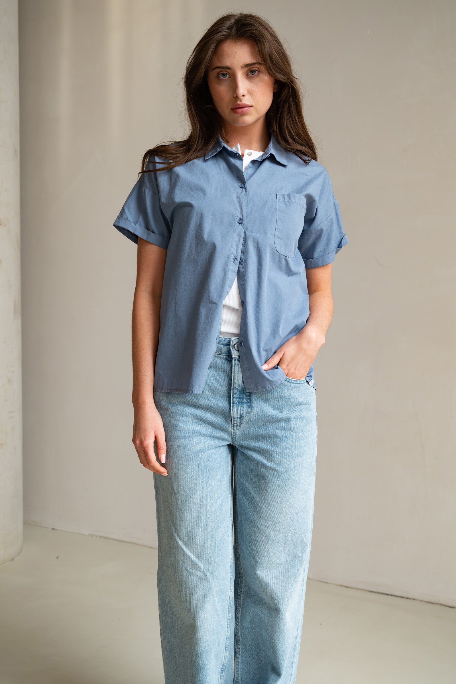 BLOUSE (S25Z714) DENIM