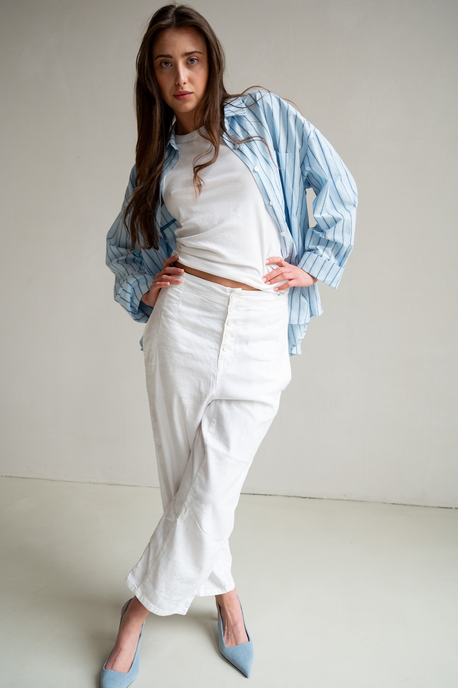 TROUSERS (S25Z725) WHITE