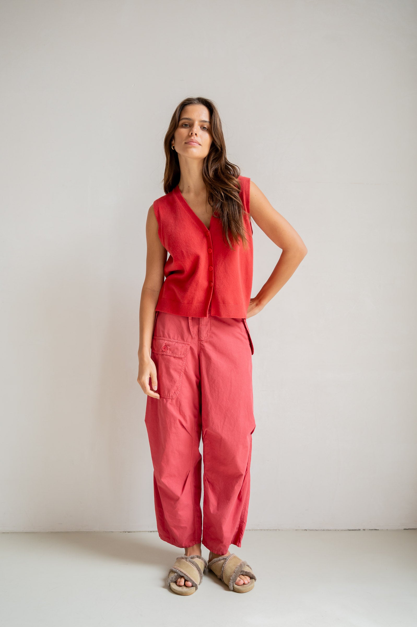 WAISTCOAT (S26B398) CARDINAL