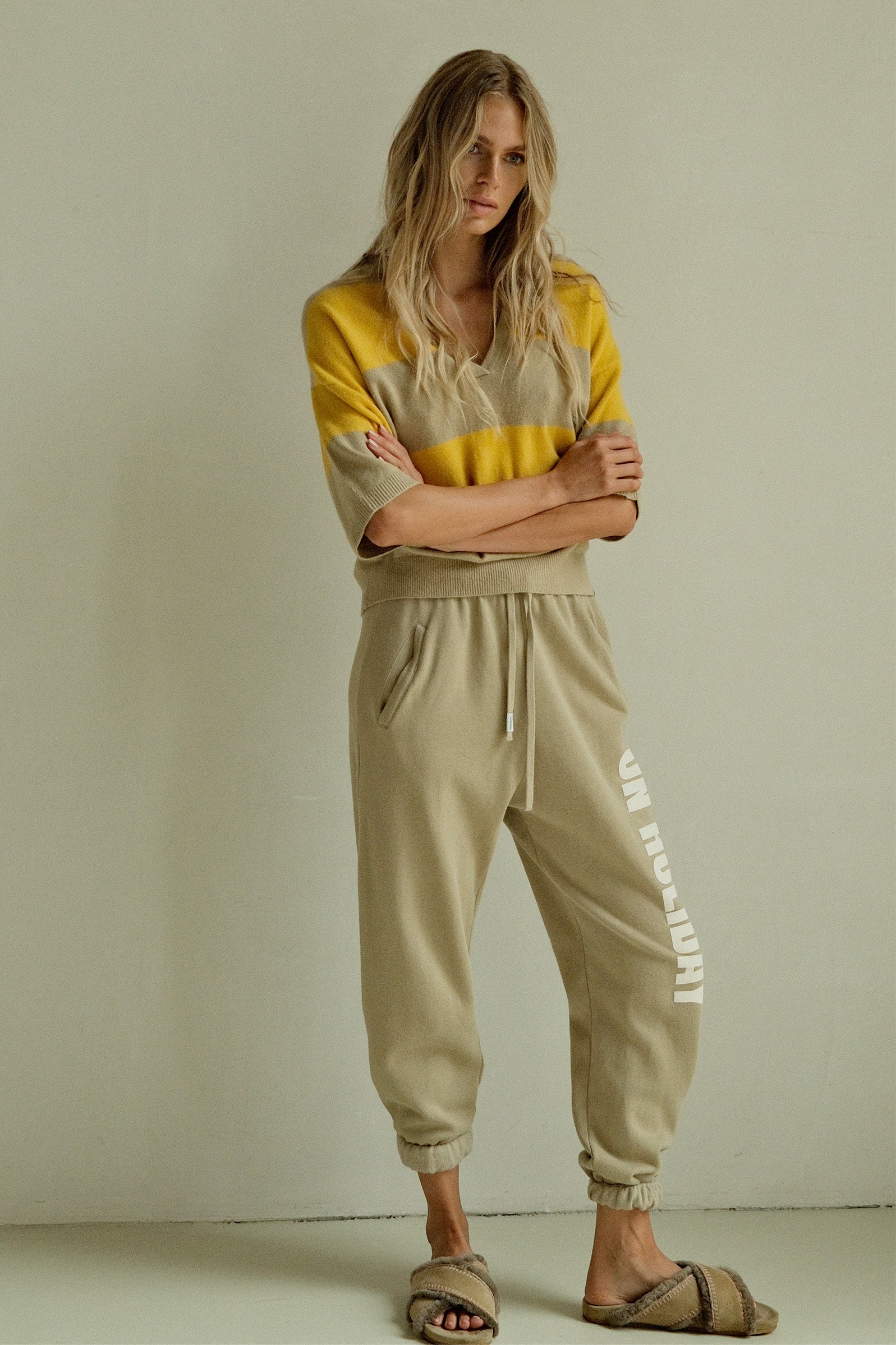 JUMPER STRIPE (S26B399) PEPPER - BAMBOO