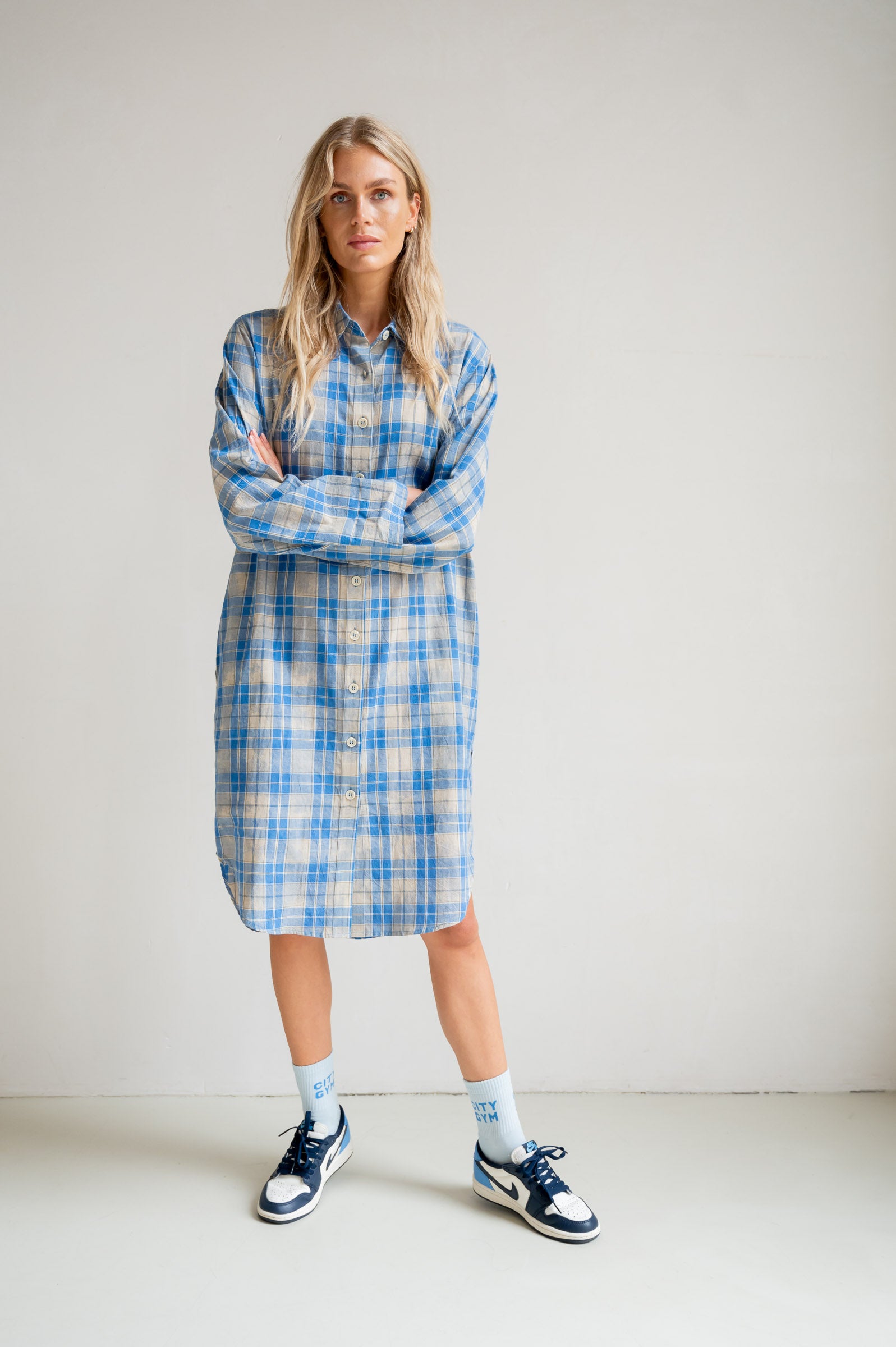 DRESS (S26C350) BLUE