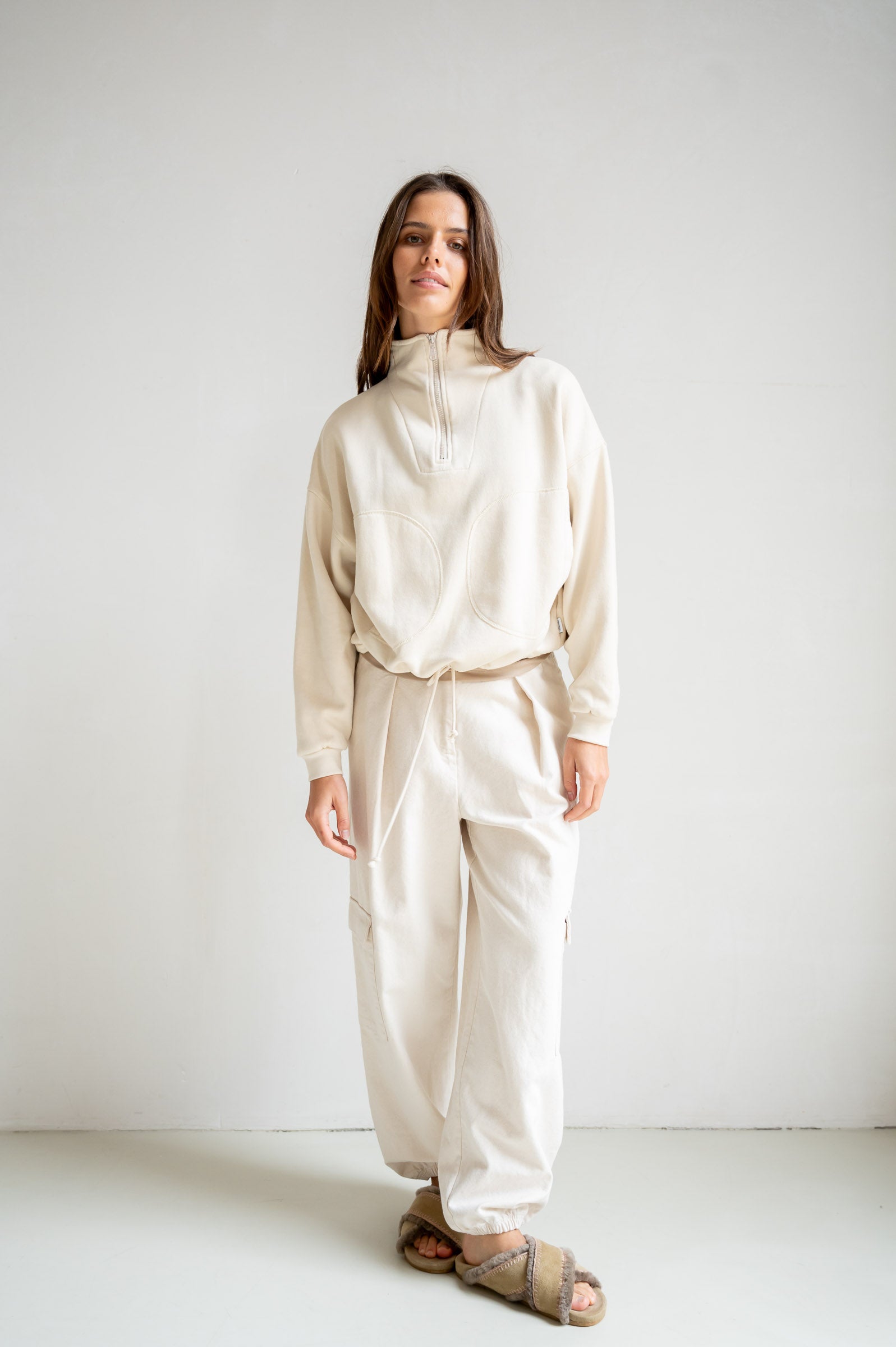 CARGO TROUSERS (S26C354) ECRU