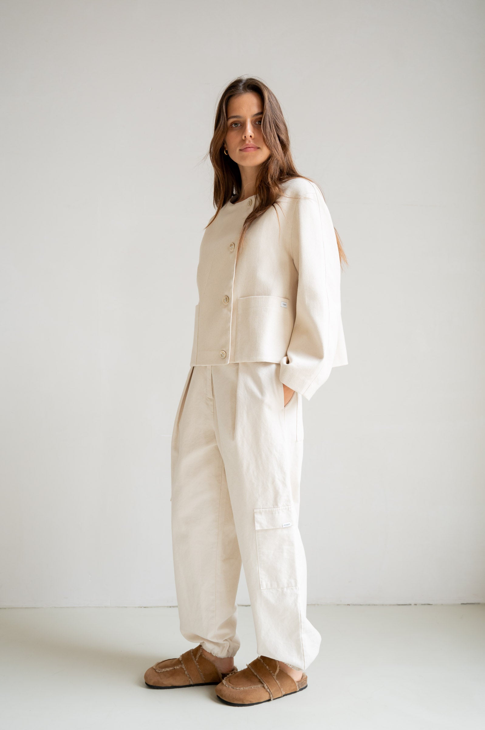 JACKET (S26C361) ECRU