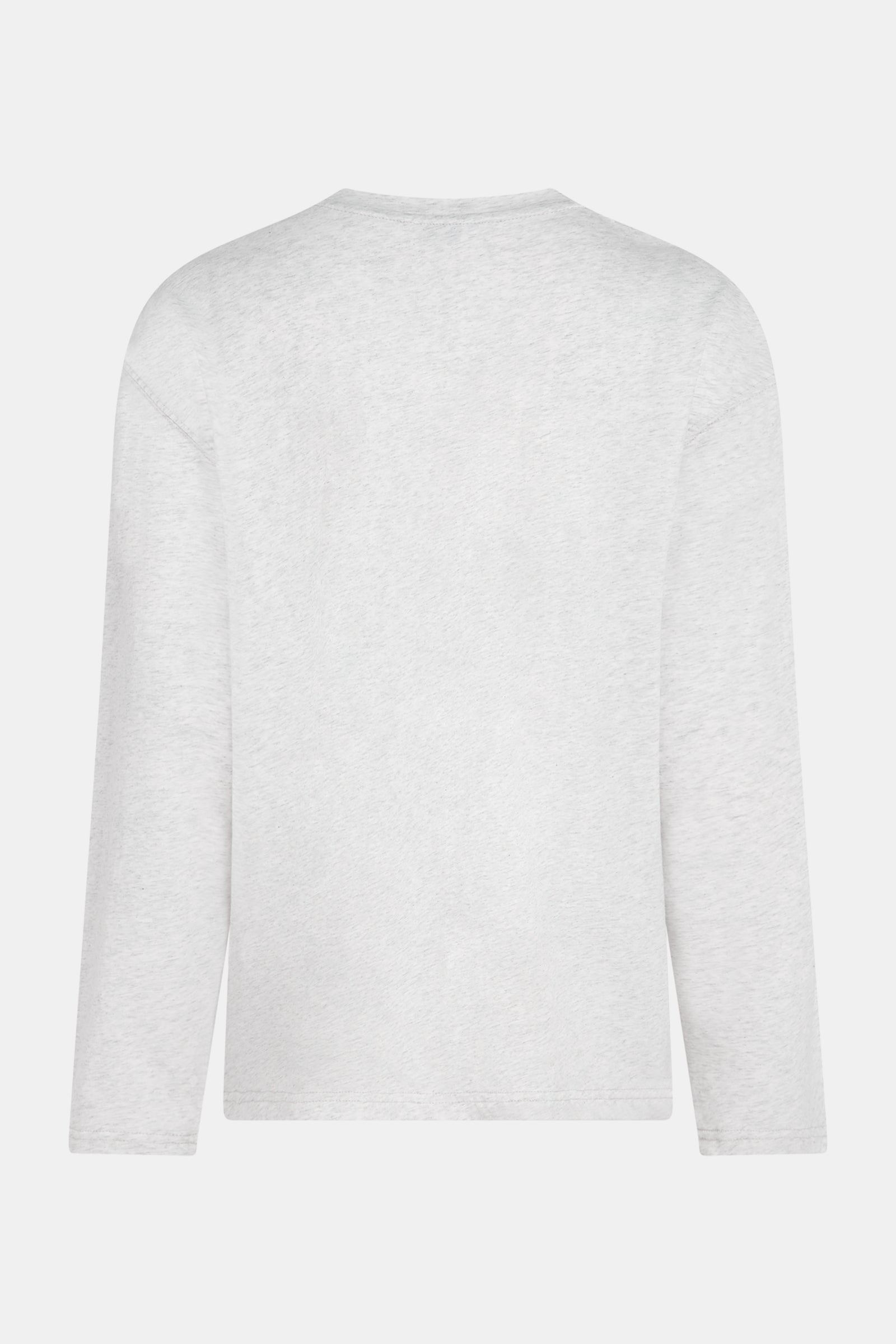 LONGSLEEVE PRINT (S26C376) GREY MELANGE - BLACK