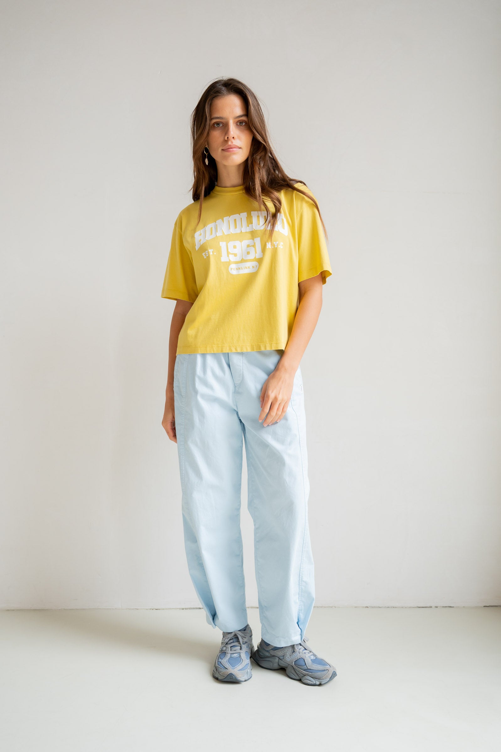 T-SHIRT PRINT (S26F1814) BAMBOO - ECRU