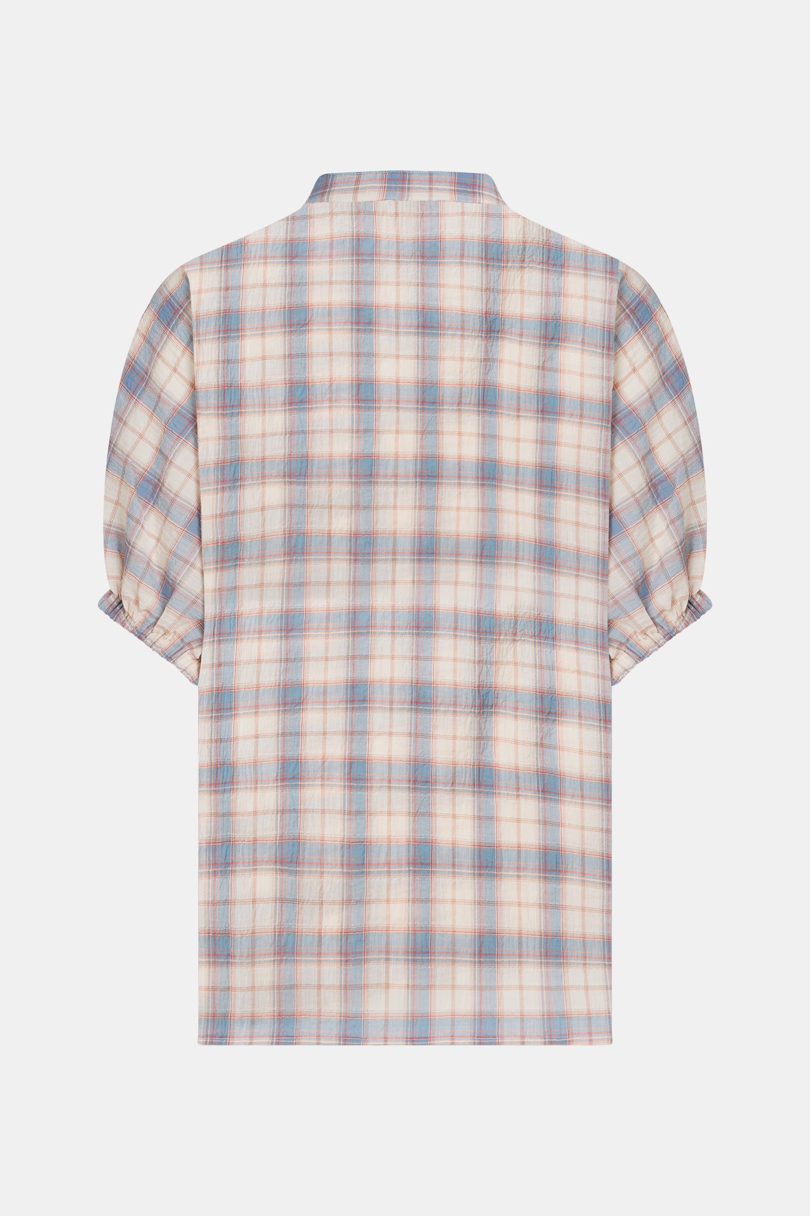 BLOUSE (S26F1822) BLUE CHECK