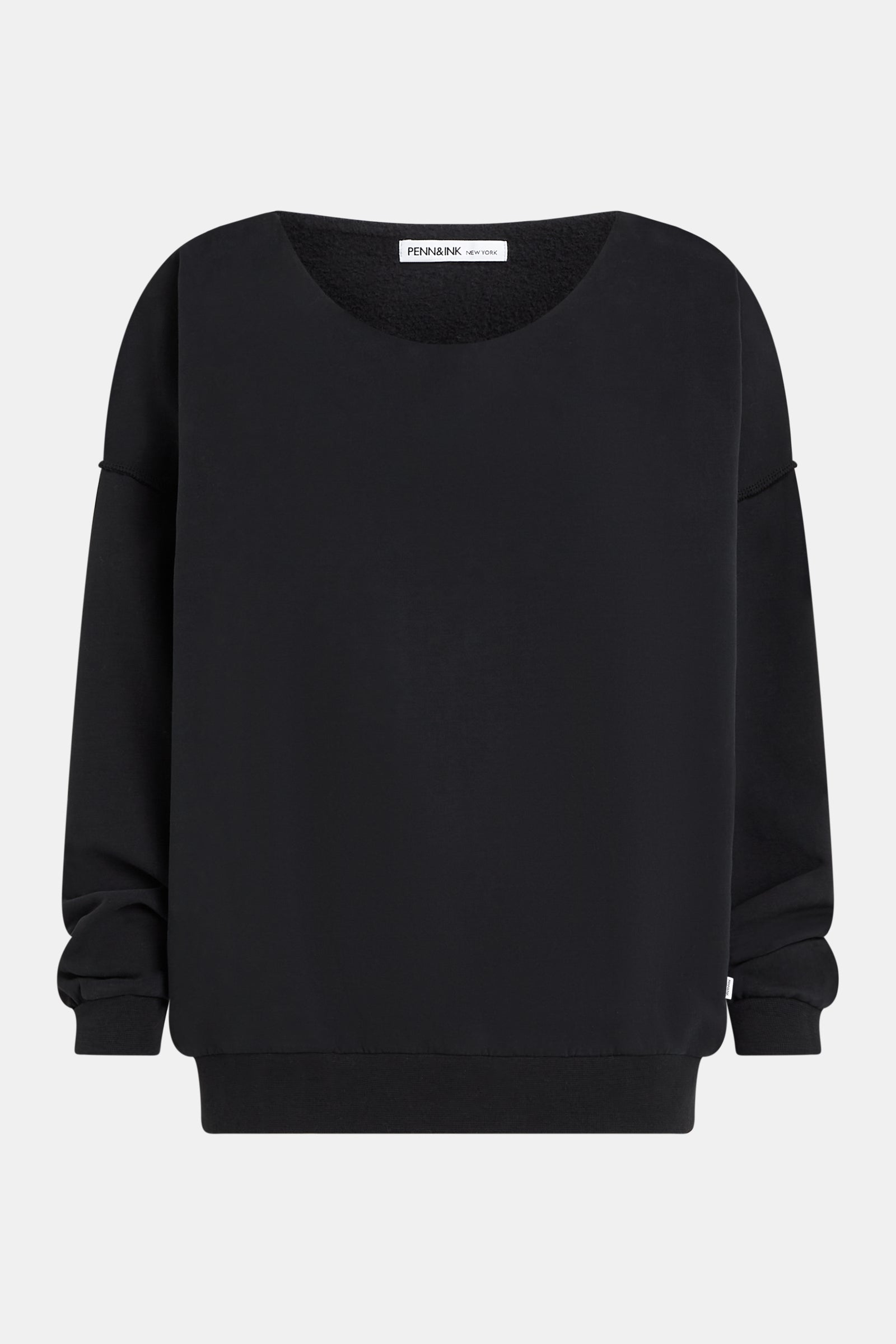 SWEATER PRINT (S26F1831) BLACK - WHITE