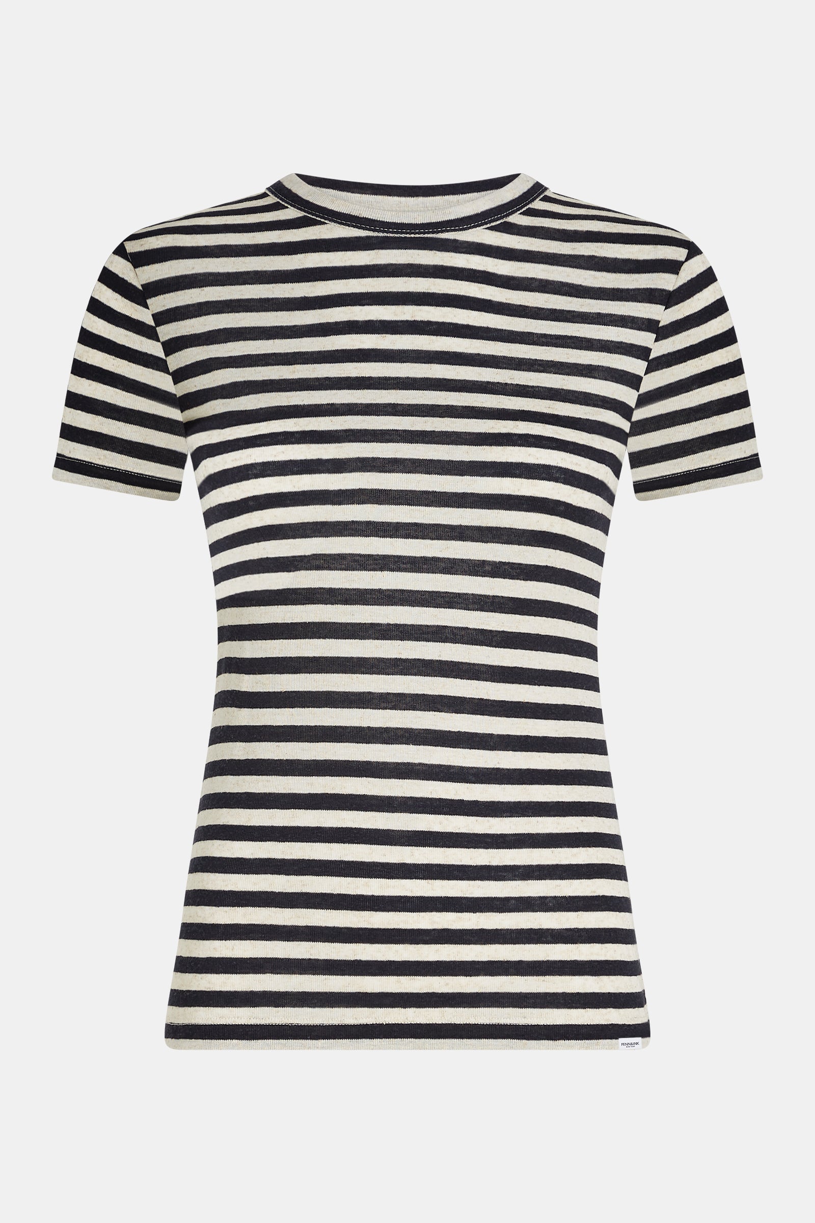 T-SHIRT (S26F1871LTD) NAVY - ECRU